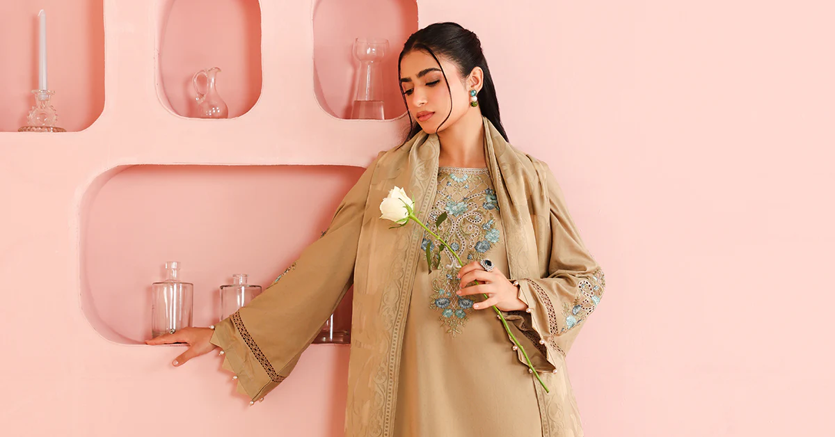 3 Piece Embroidered Dobby Suit 6 3 Piece Embroidered Dobby Suit