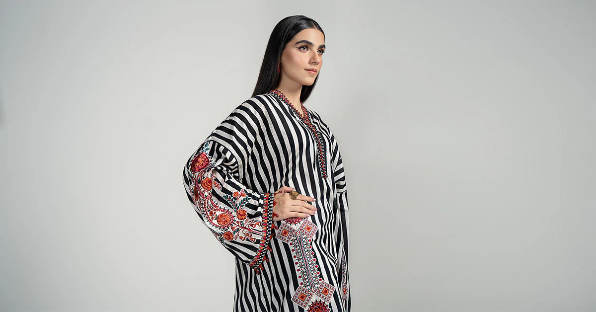 2 Piece Printed Lawn Suit 5 2 Piece Printed Lawn Suit