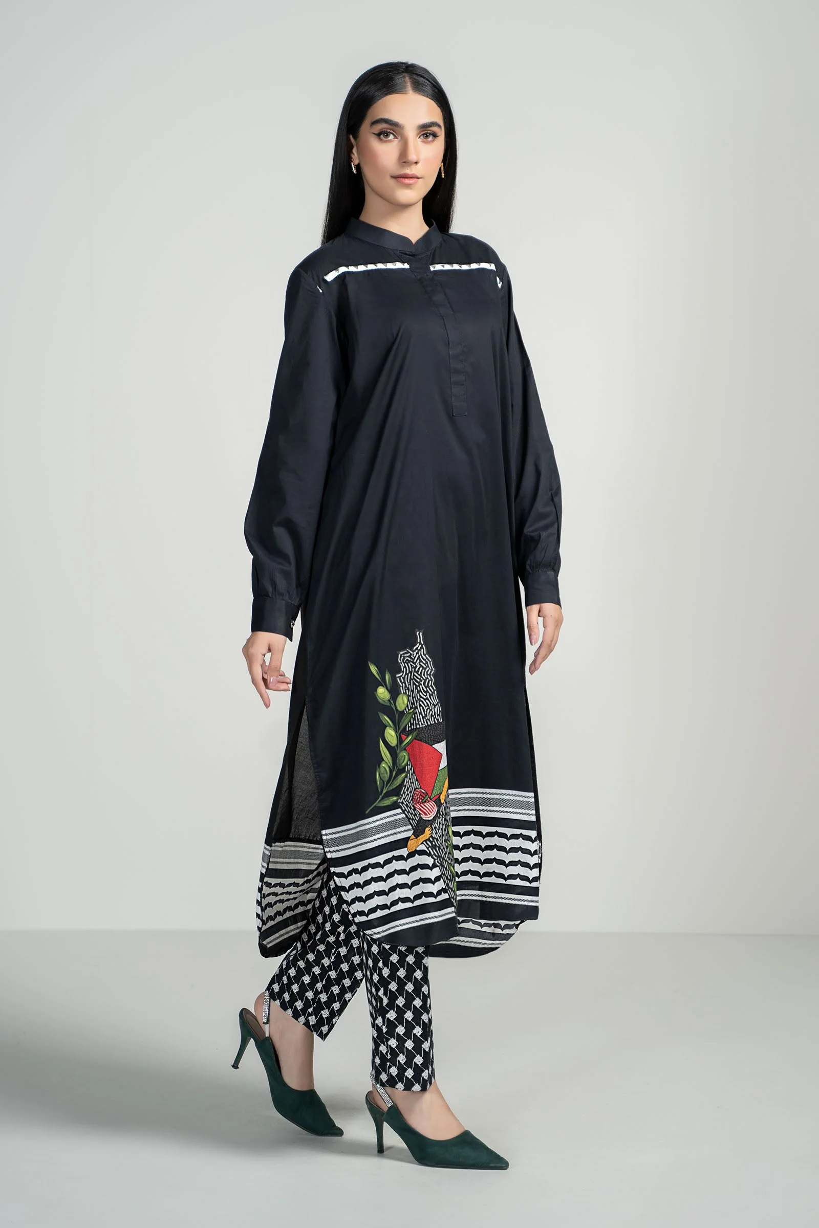 2 Piece Printed Lawn Suit