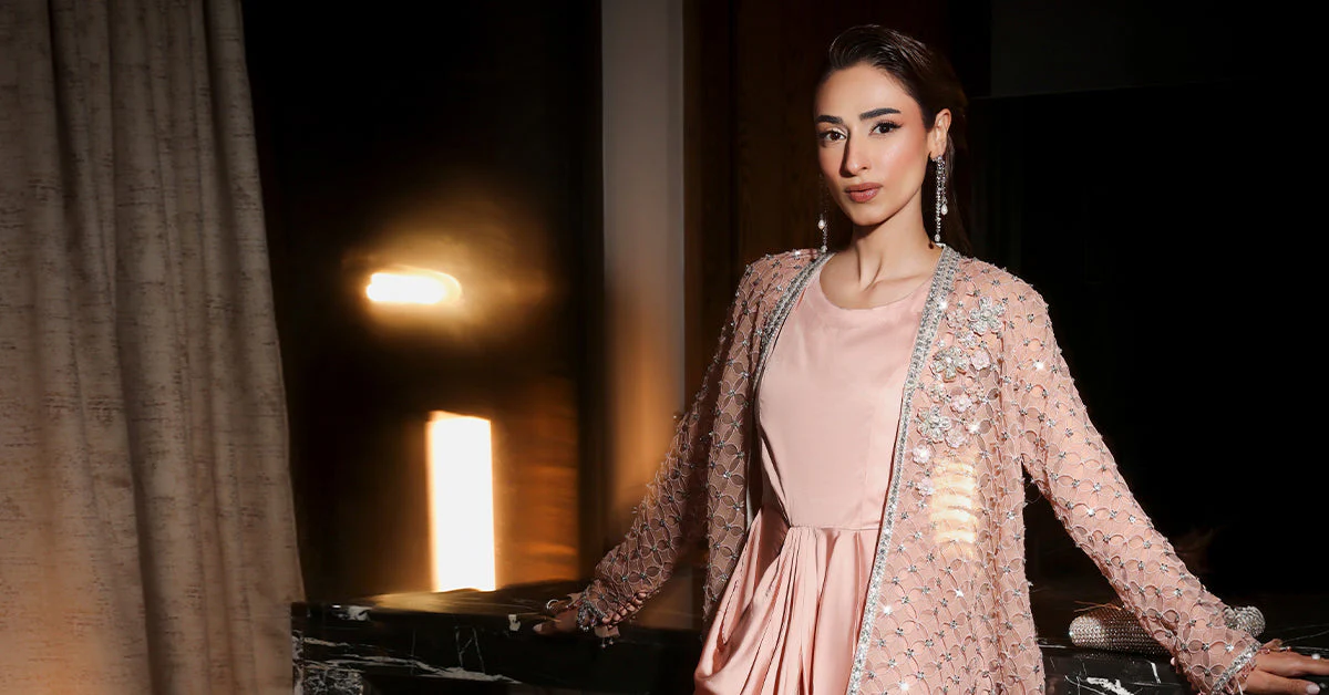 3 Piece Embroidered Chiffon Suit