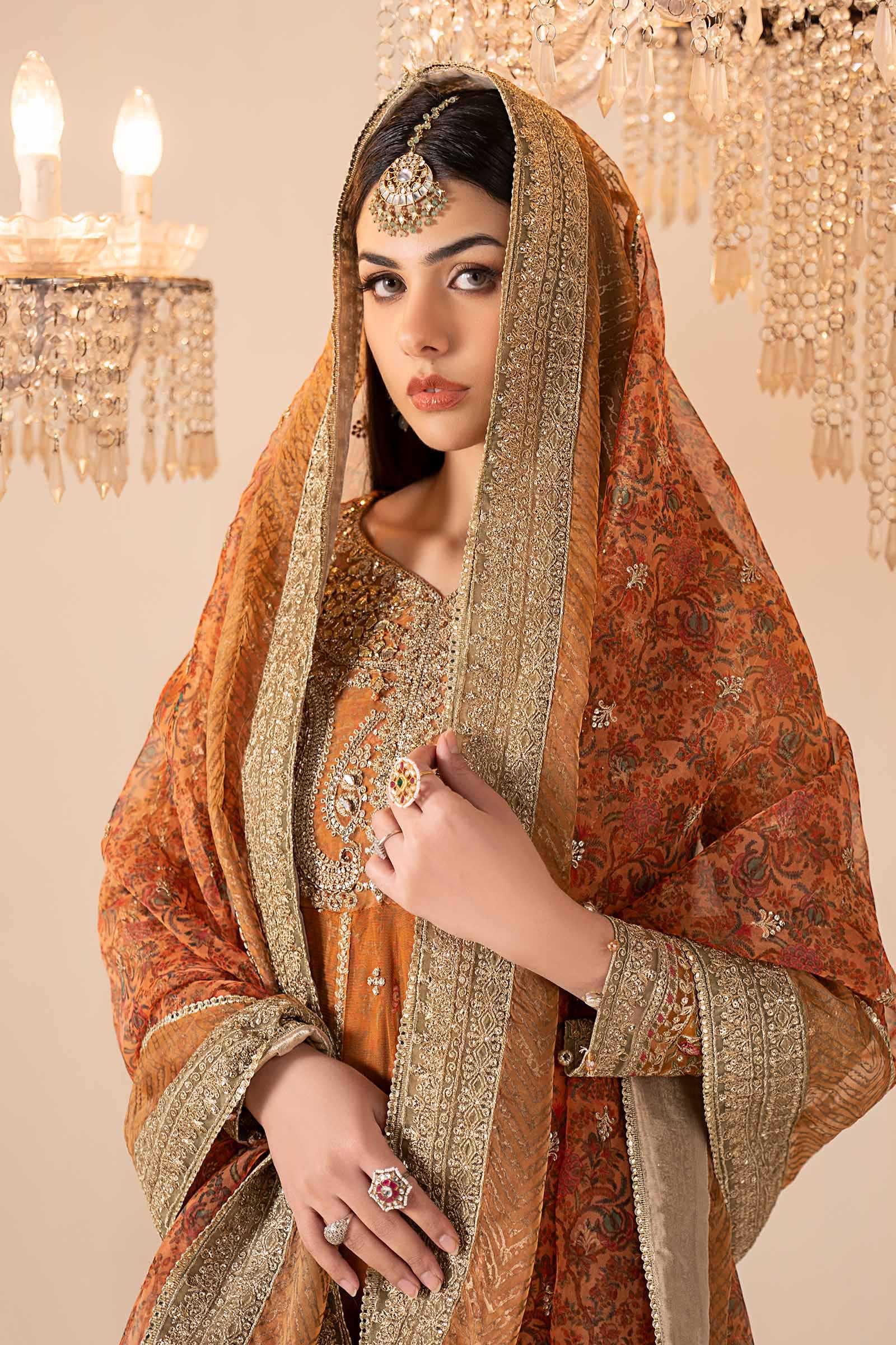 3 Piece Embroidered Net Suit