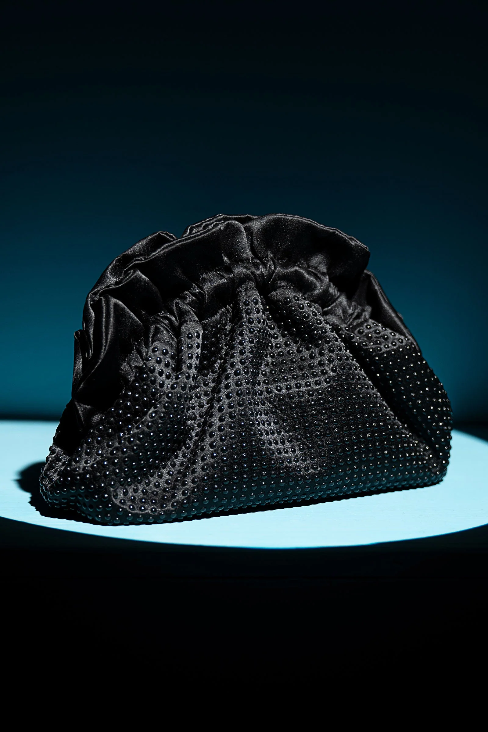 Ruched Pearl Clutch 7 Ruched Pearl Clutch