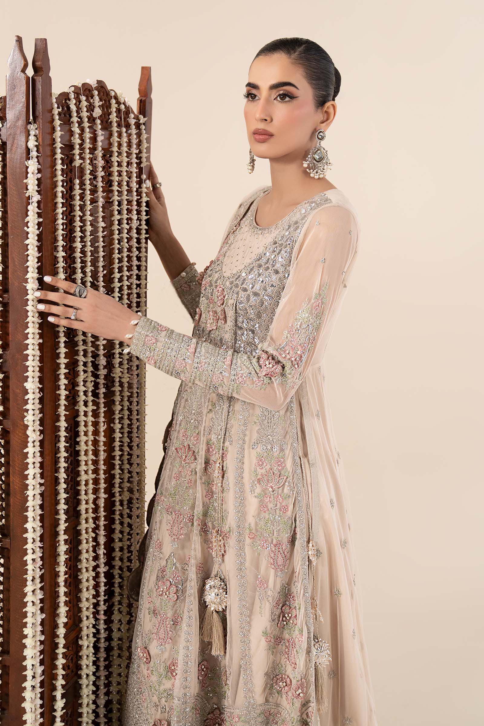 3 Piece Embroidered Net Suit