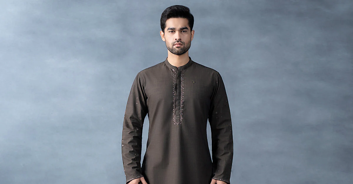 2 Piece Blended Khaddar Suit
