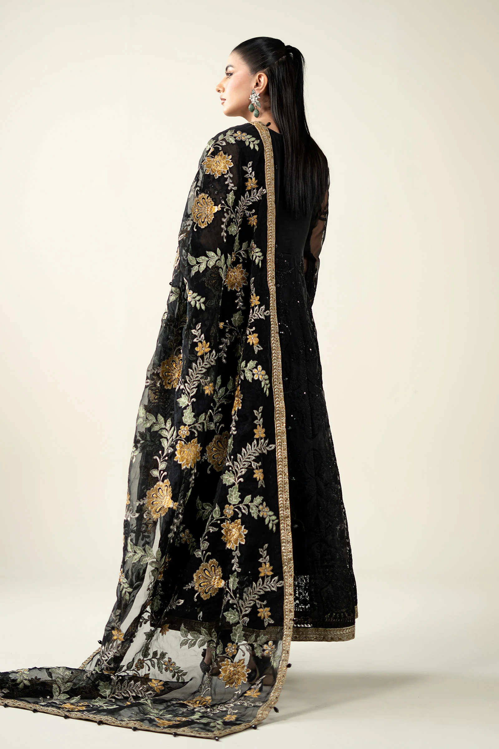 3 Piece Embroidered Suit