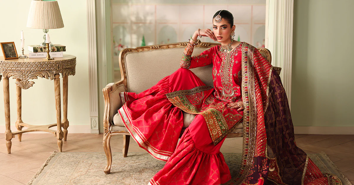 3 Piece Embroidered Bamber Raw Silk Suit 6 3 Piece Embroidered Bamber Raw Silk Suit