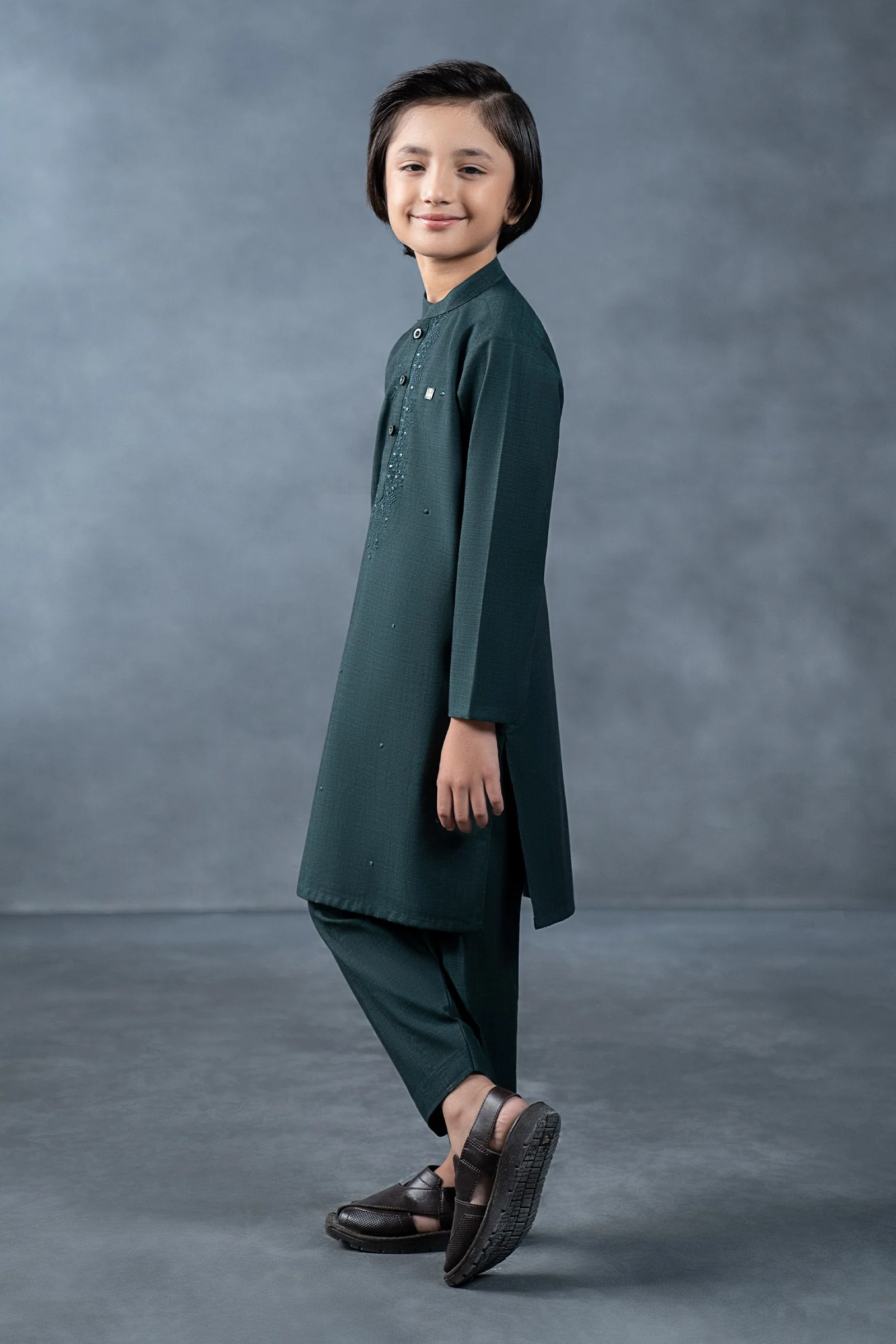 2 Piece Blended Khaddar Suit