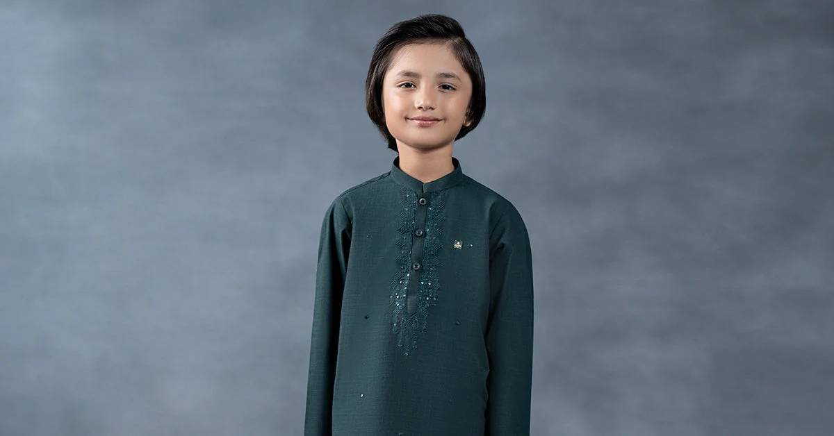 2 Piece Blended Khaddar Suit