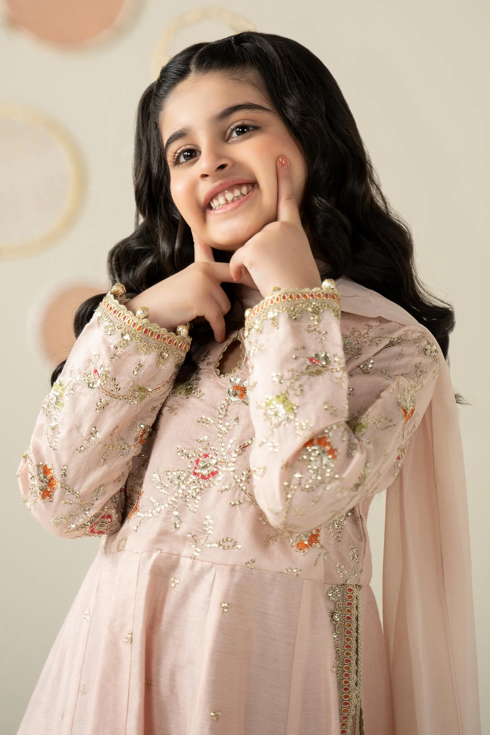 3 Piece Embroidered Cotton Silk Suit