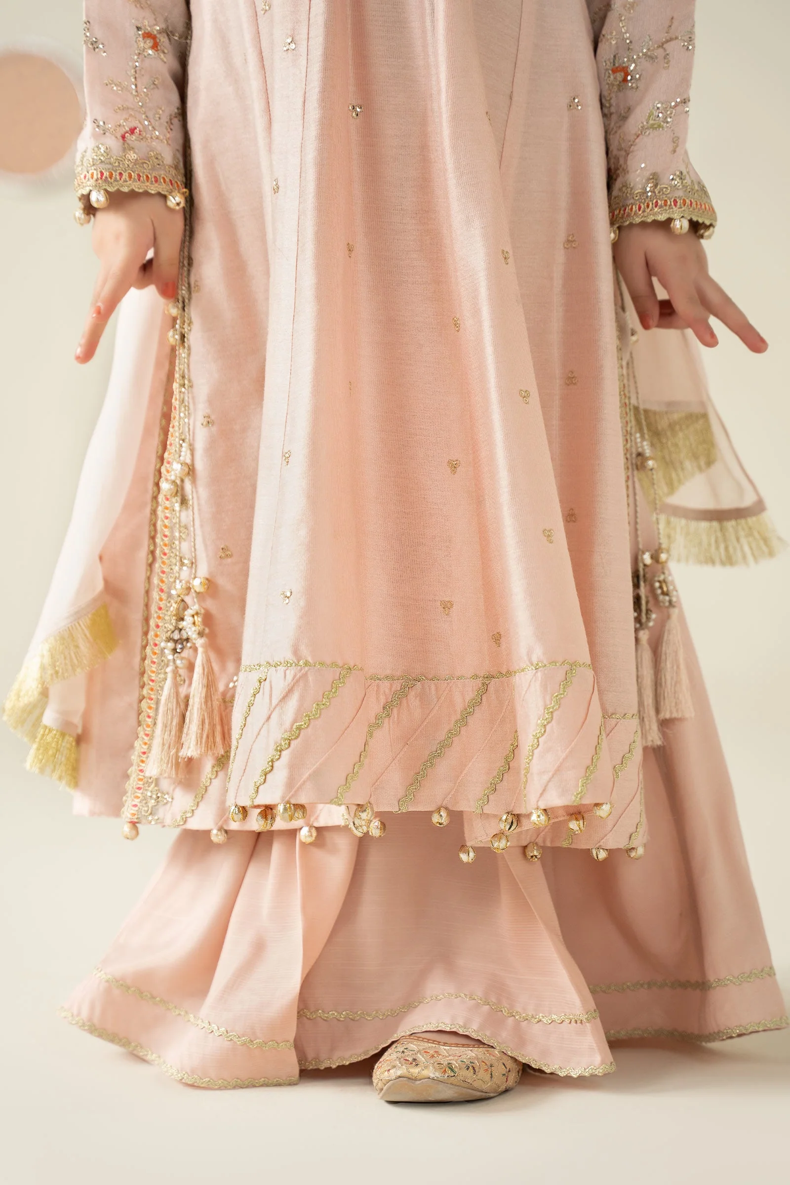 3 Piece Embroidered Cotton Silk Suit 5 3 Piece Embroidered Cotton Silk Suit