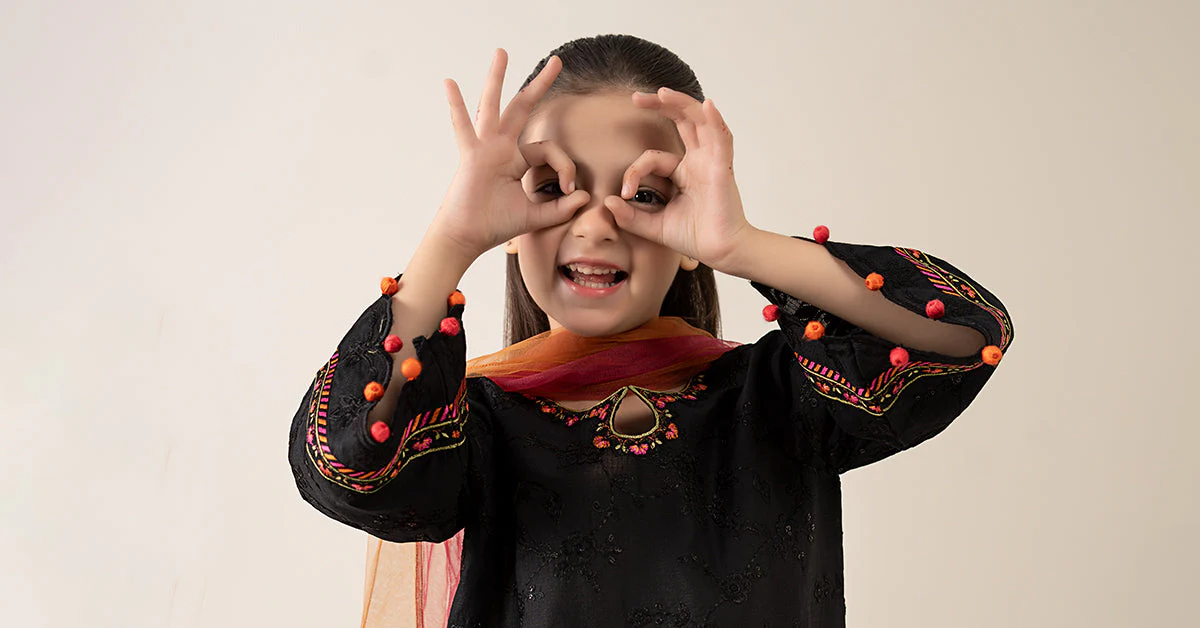 3 Piece Embroidered Dobby Suit