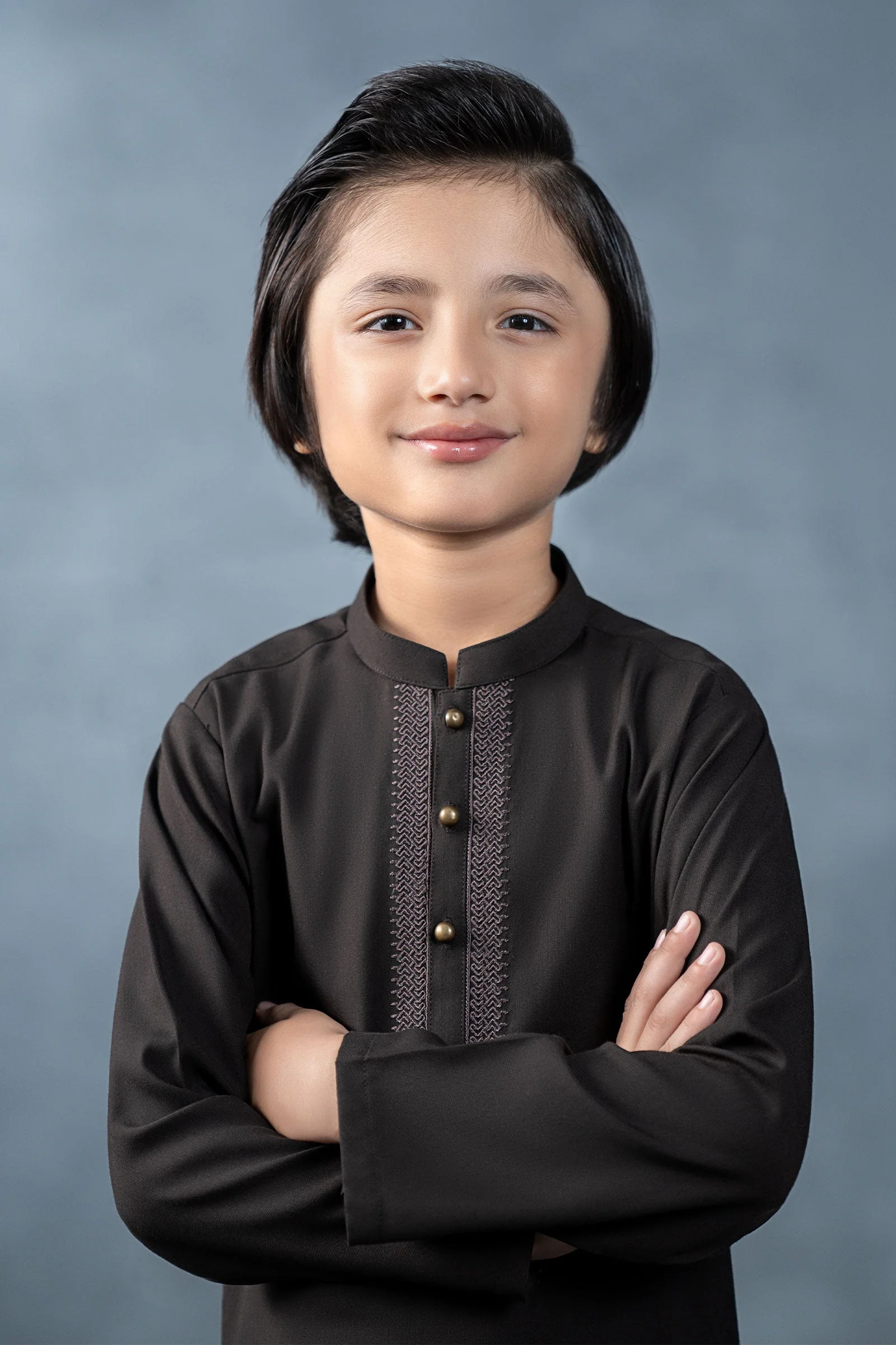 Embroidered Blended Kurta