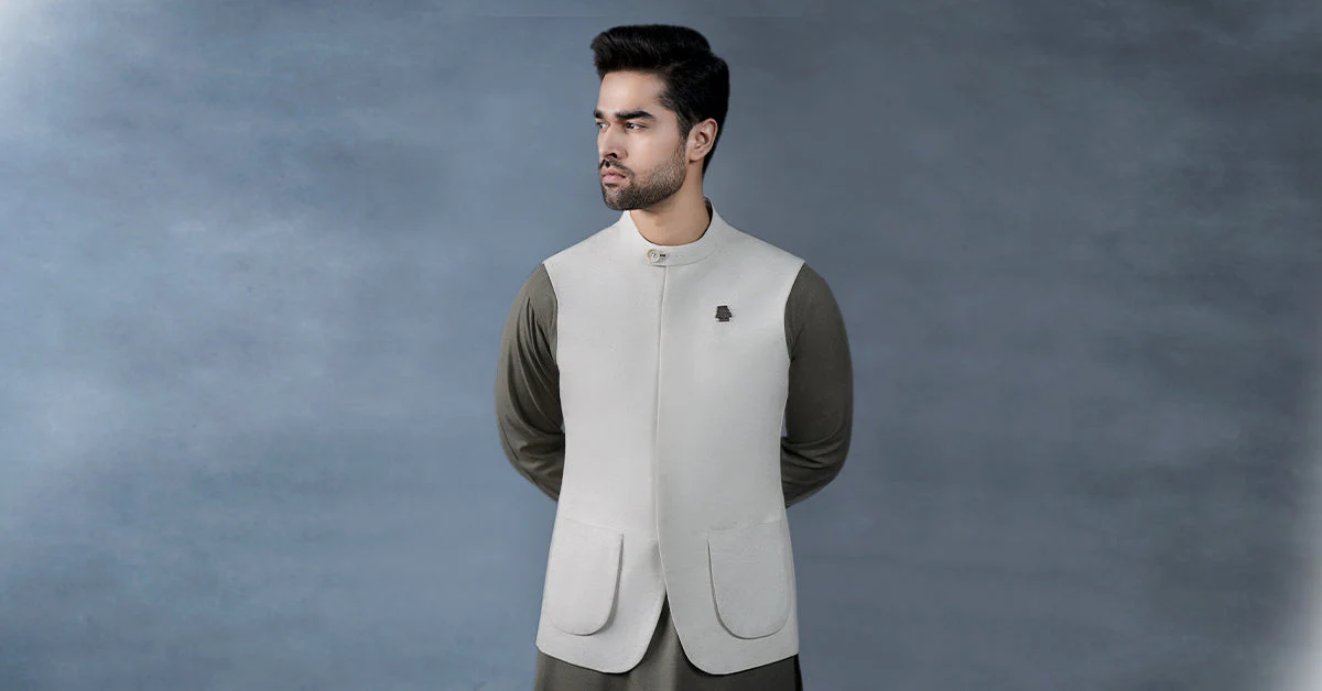 Natural Karandi Waistcoat