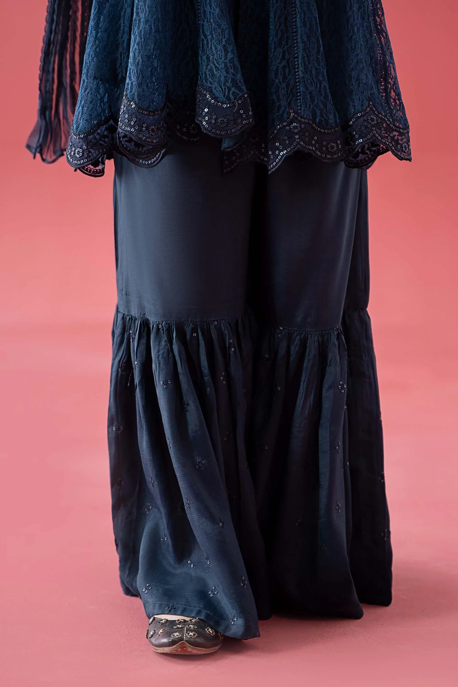 3 Piece Embroidered Chantelle Suit