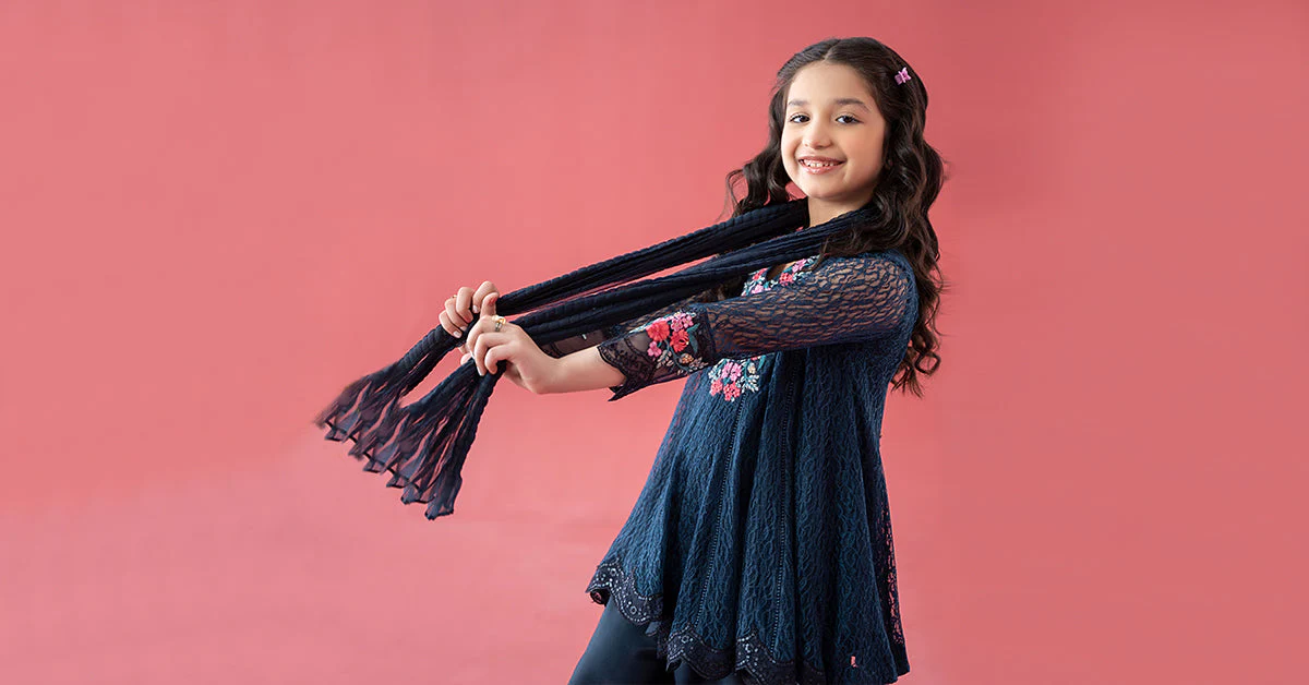 3 Piece Embroidered Chantelle Suit