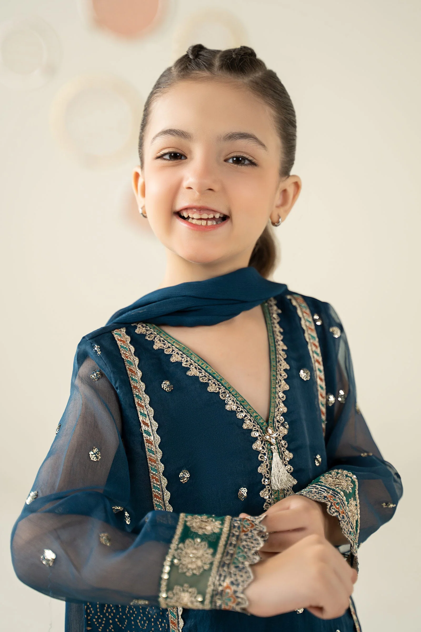 3 Piece Embroidered Organza Suit 251 3 Piece Embroidered Organza Suit