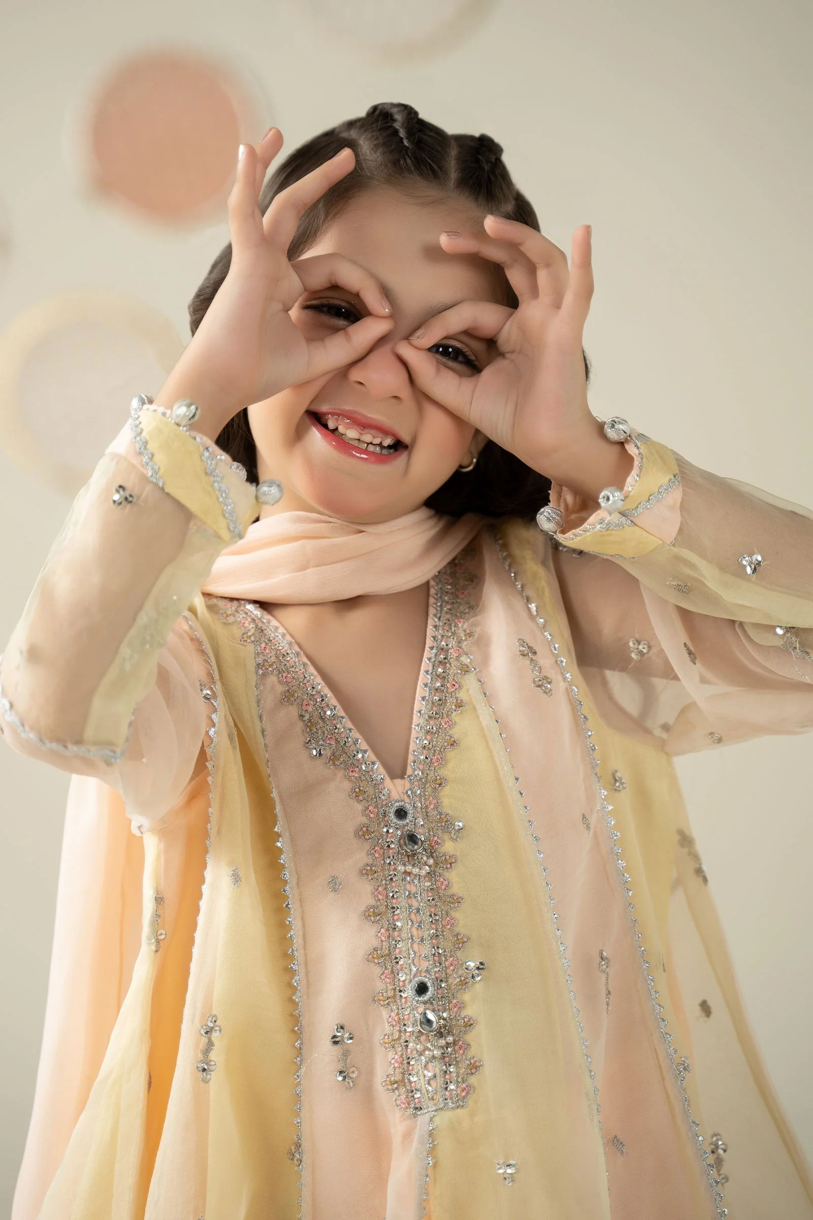 3 Piece Embroidered Organza Suit 236 3 Piece Embroidered Organza Suit