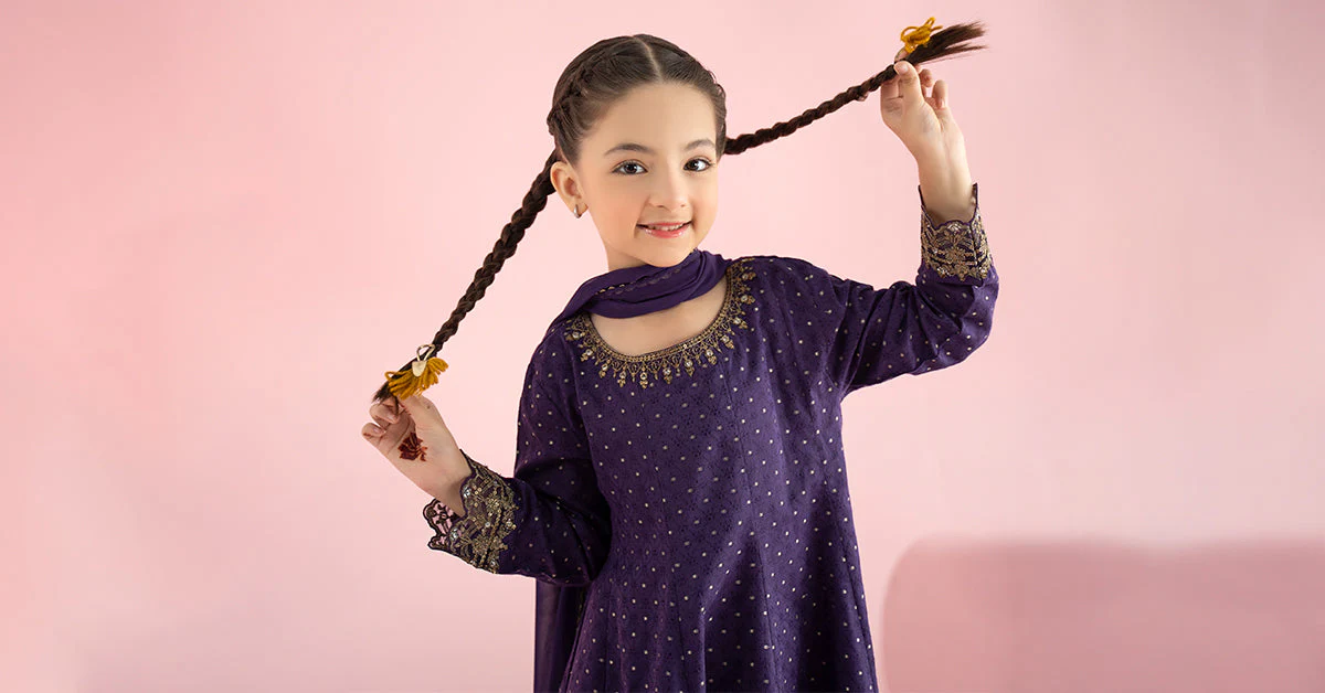 3 Piece Embroidered Filament Viscose Suit