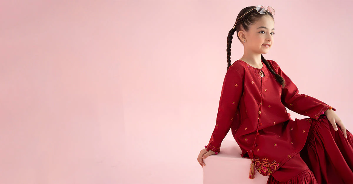 3 Piece Embroidered Cotton Silk Suit