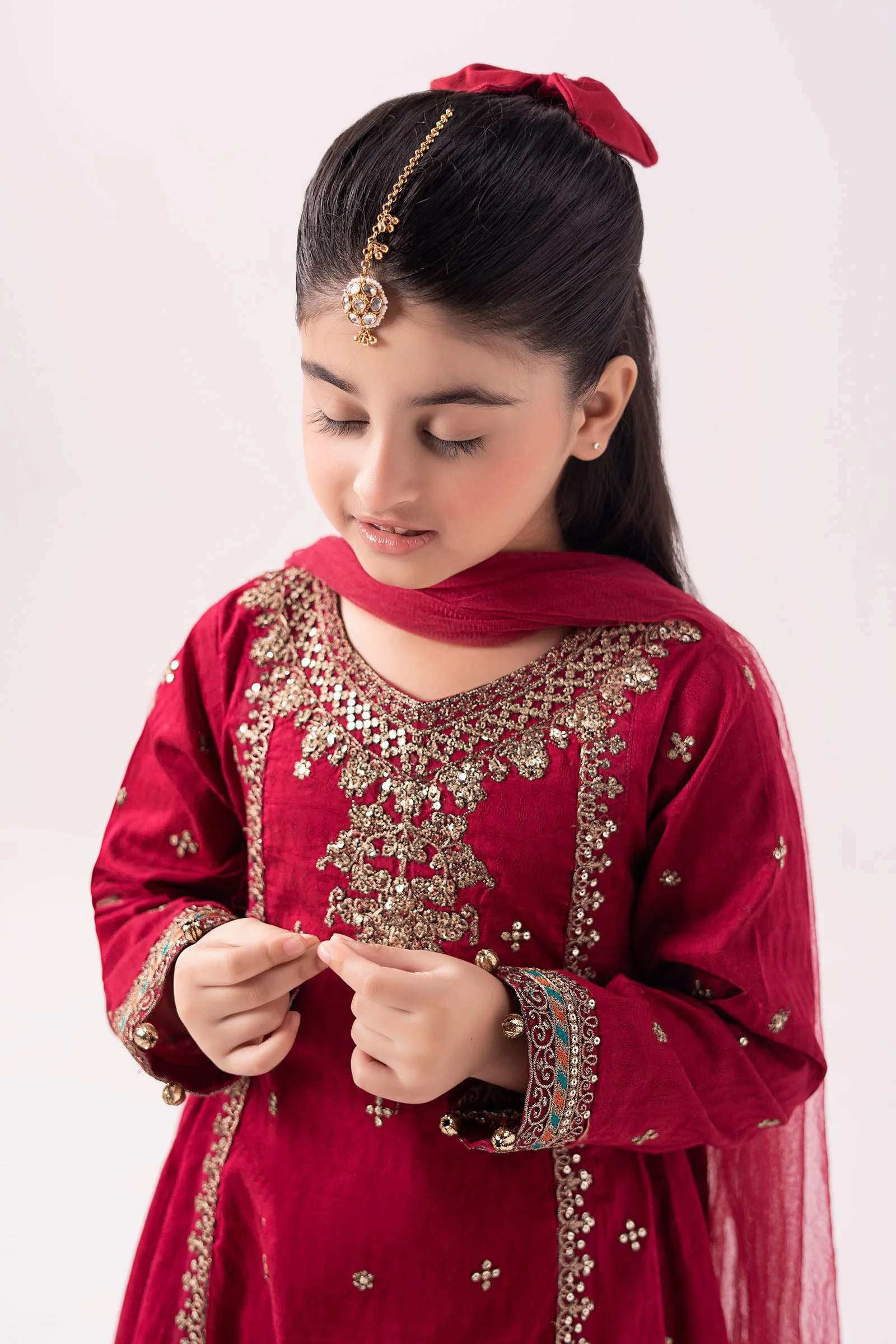 3 Piece Dyed Dobby Lawn Suit