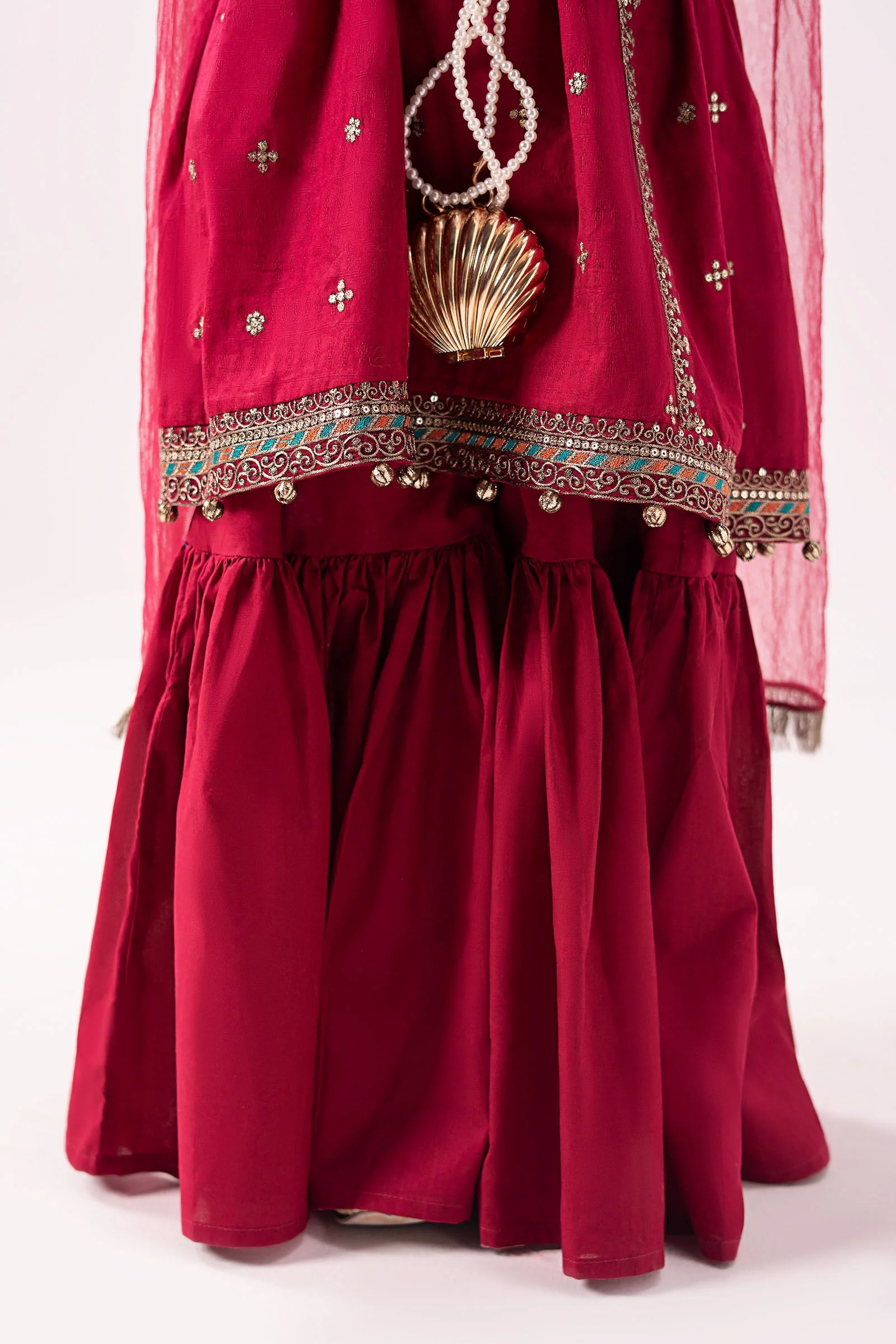 3 Piece Dyed Dobby Lawn Suit