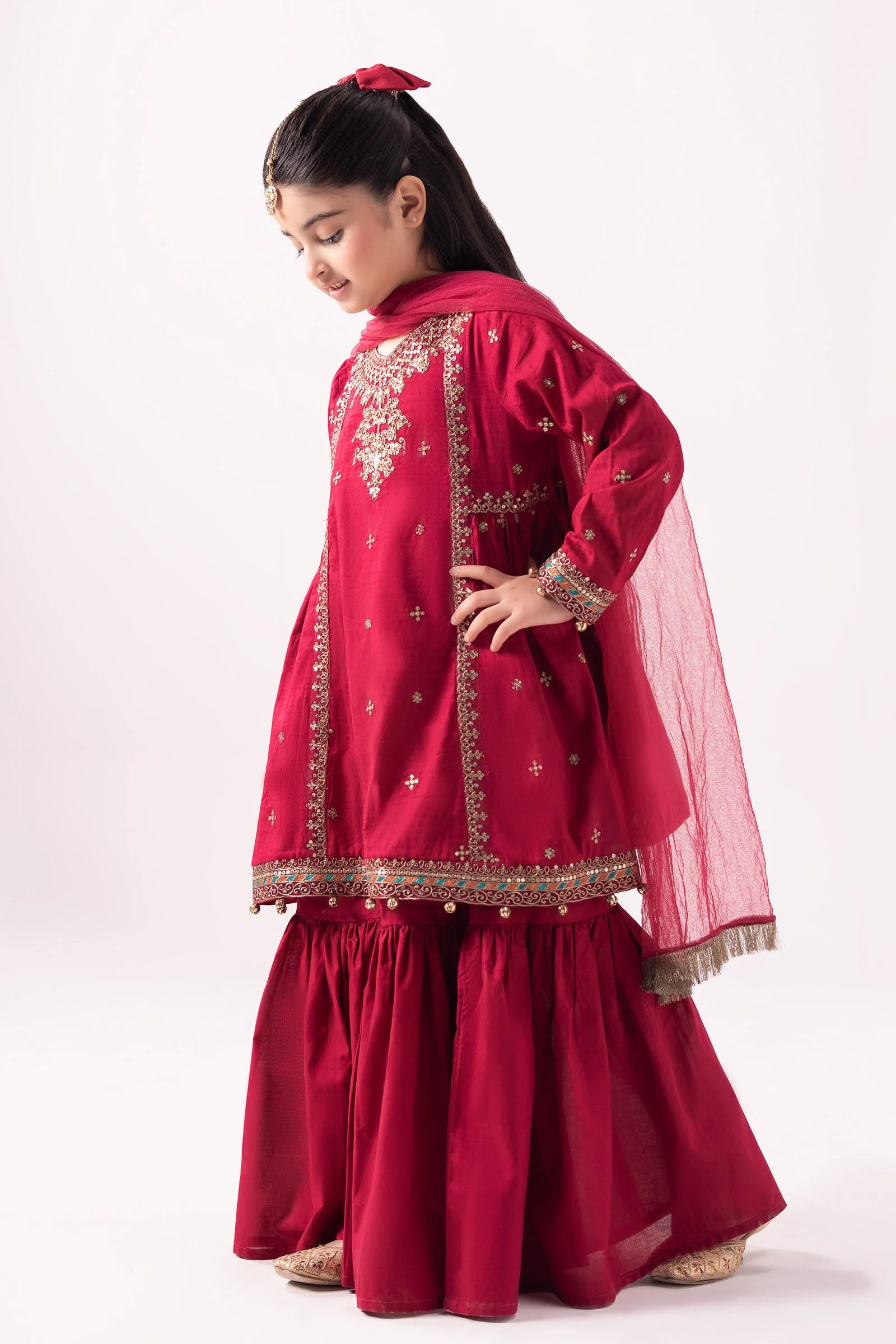 3 Piece Dyed Dobby Lawn Suit