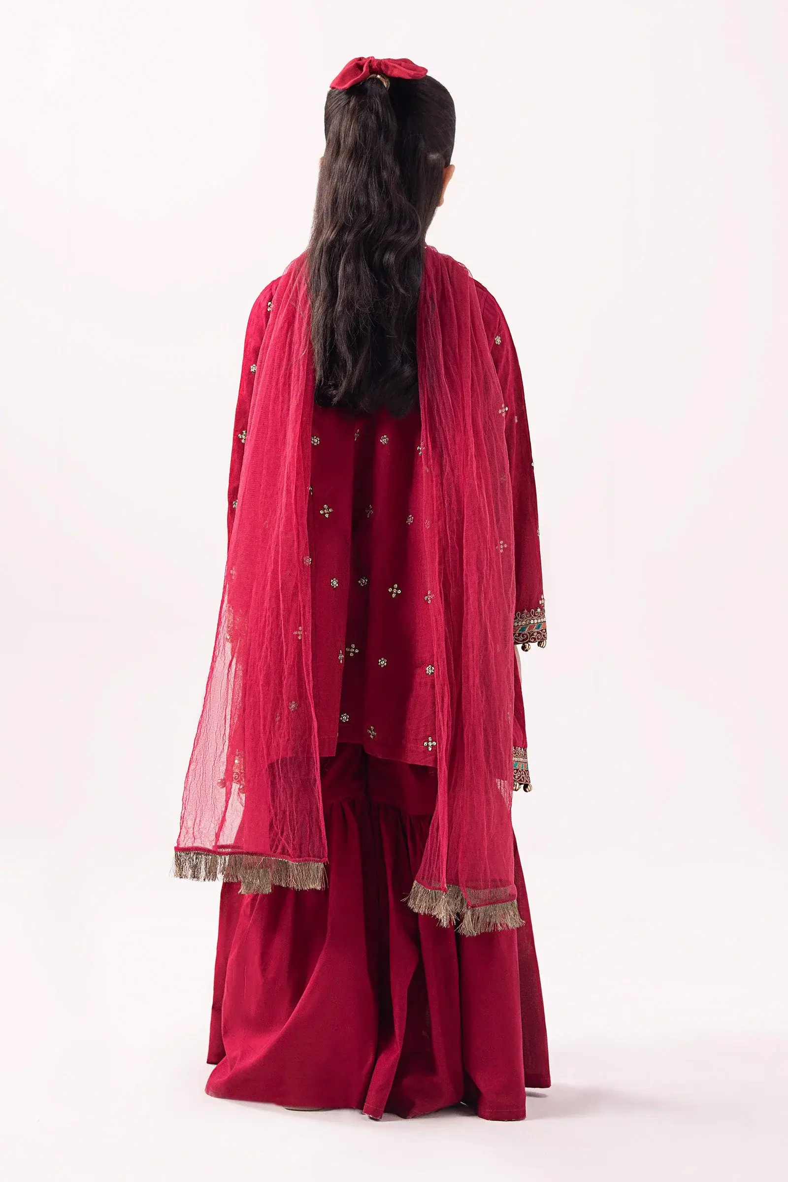 3 Piece Dyed Dobby Lawn Suit