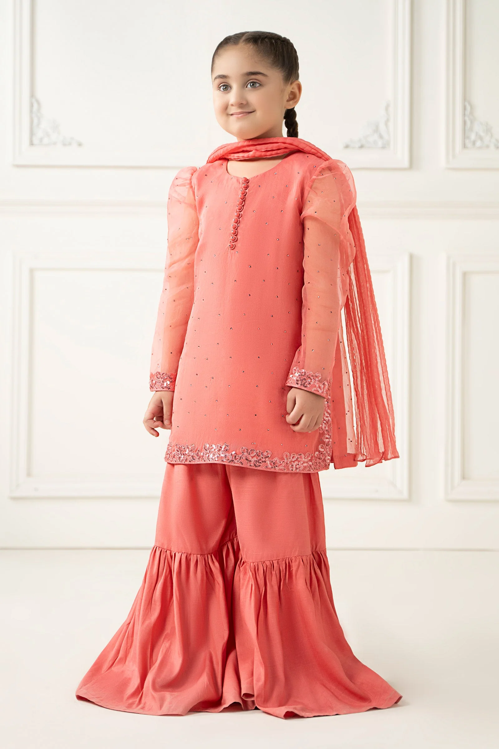 3 Piece Dyed Organza Suit 5 3 Piece Dyed Organza Suit