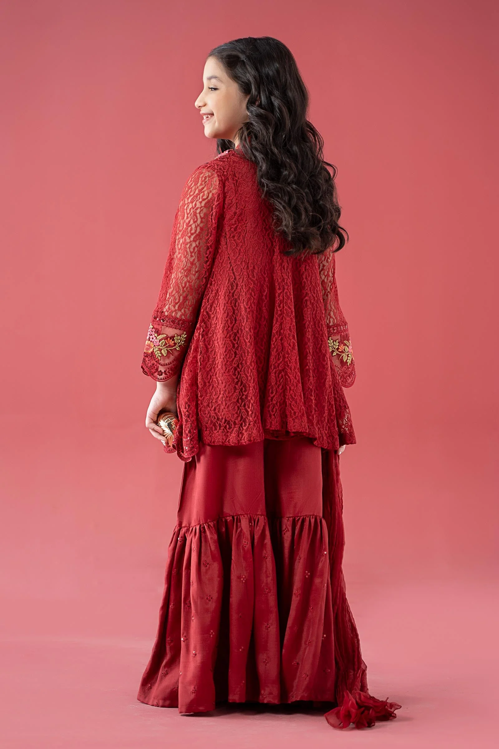 3 Piece Embroidered Chantelle Suit