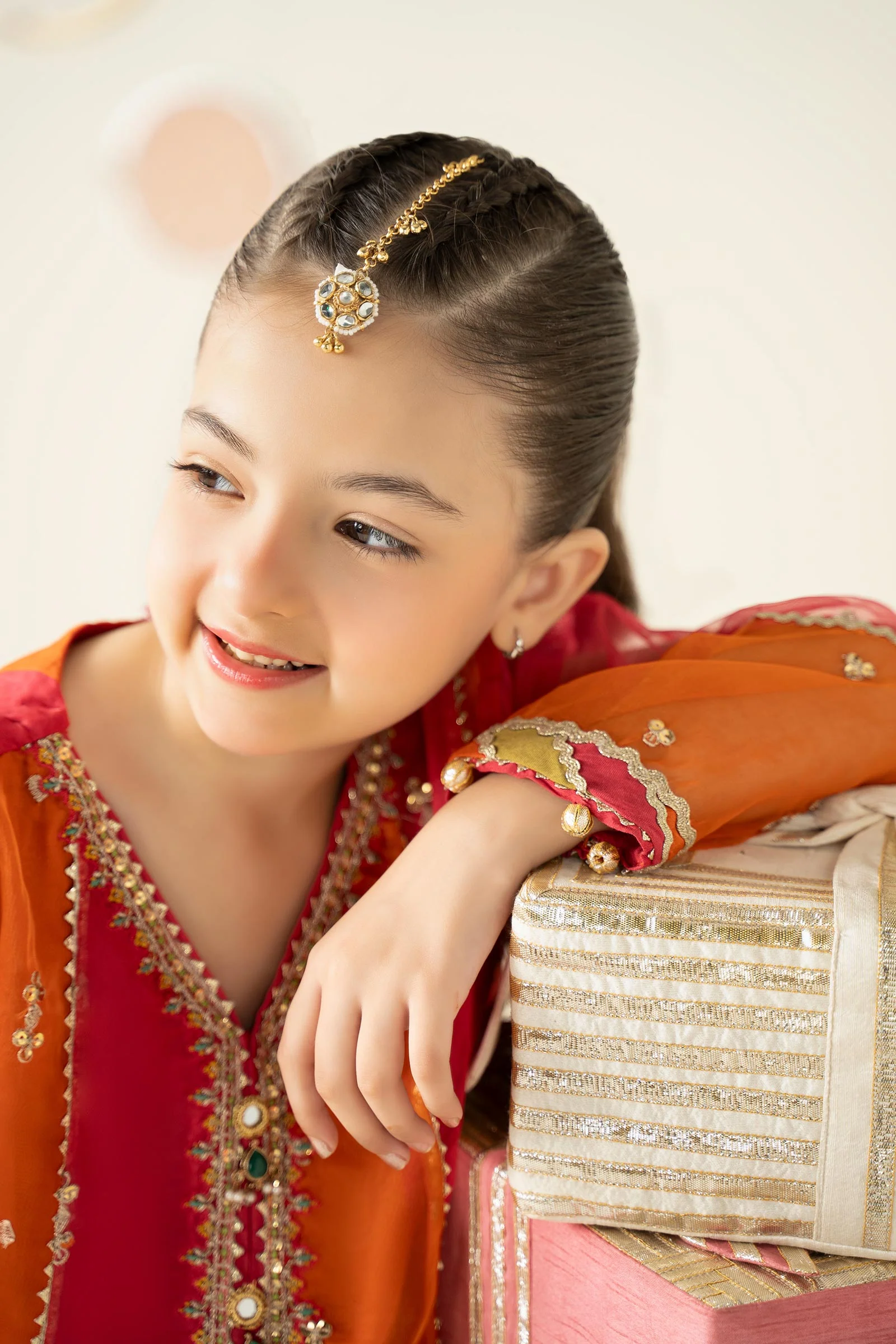 3 Piece Embroidered Organza Suit 220 3 Piece Embroidered Organza Suit