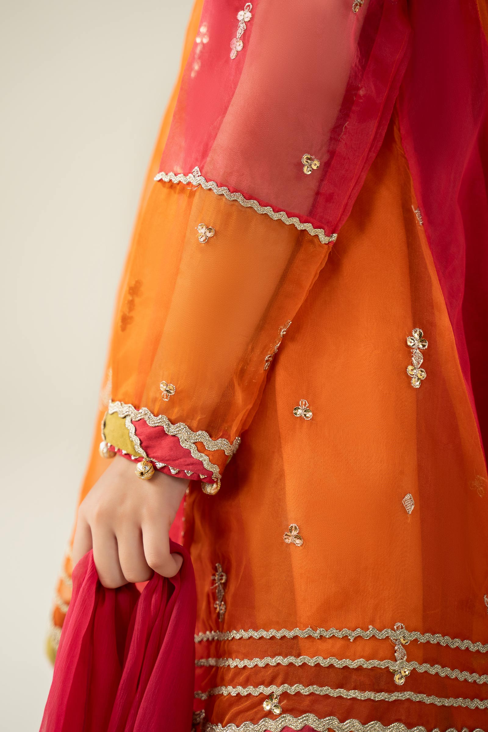 3 Piece Embroidered Organza Suit 222 3 Piece Embroidered Organza Suit