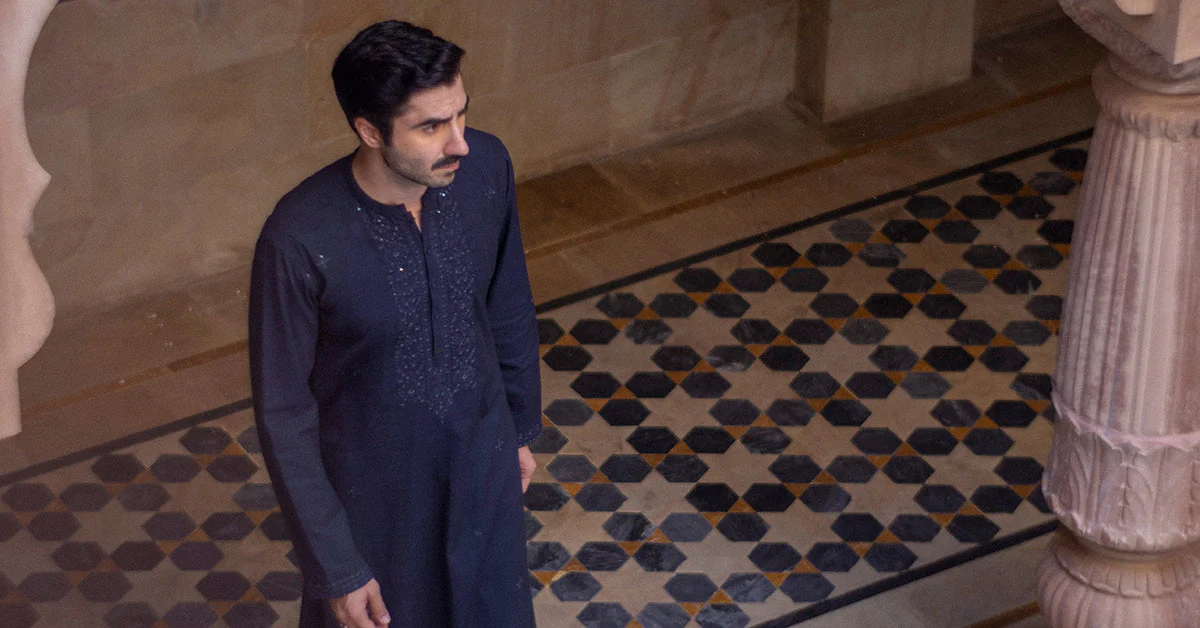 2 Piece Blended Khaddar Suit