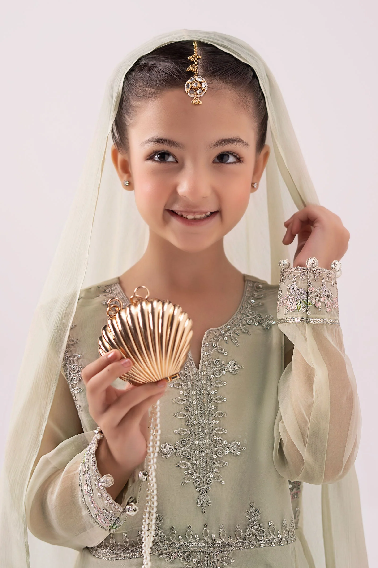 3 Piece Embroidered Organza Suit 210 3 Piece Embroidered Organza Suit