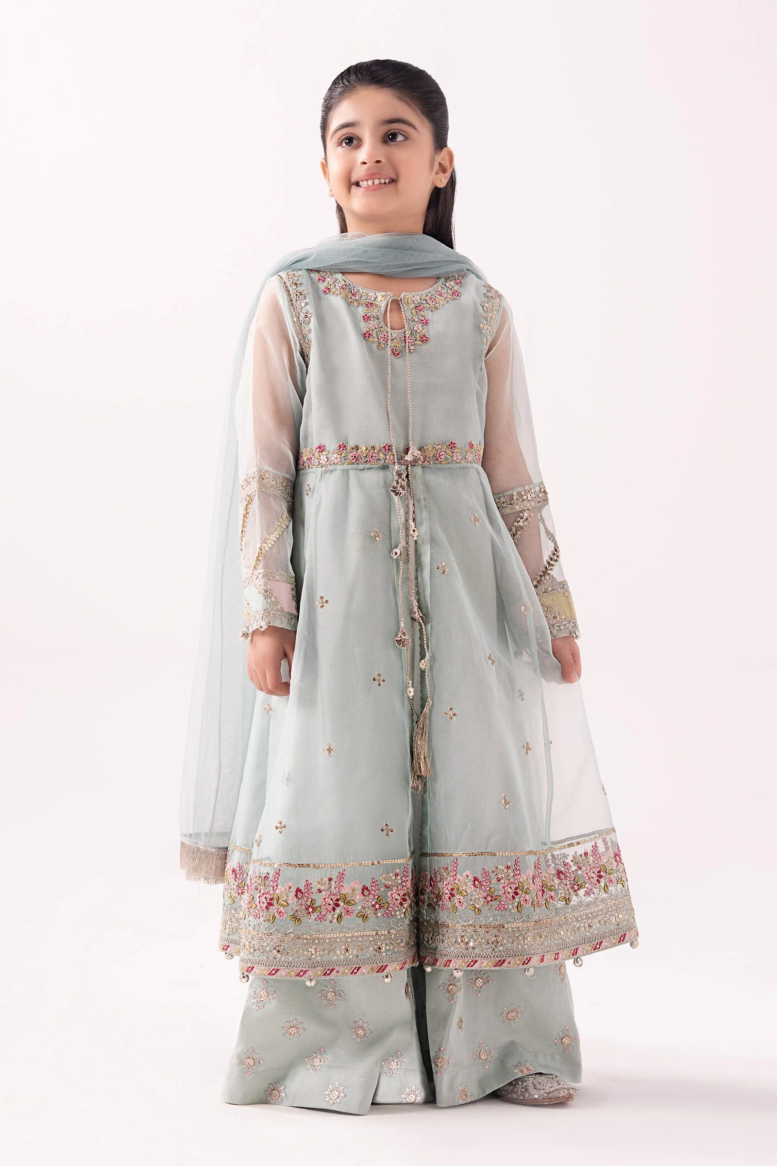 3 Piece Embroidered Organza Suit 199 3 Piece Embroidered Organza Suit