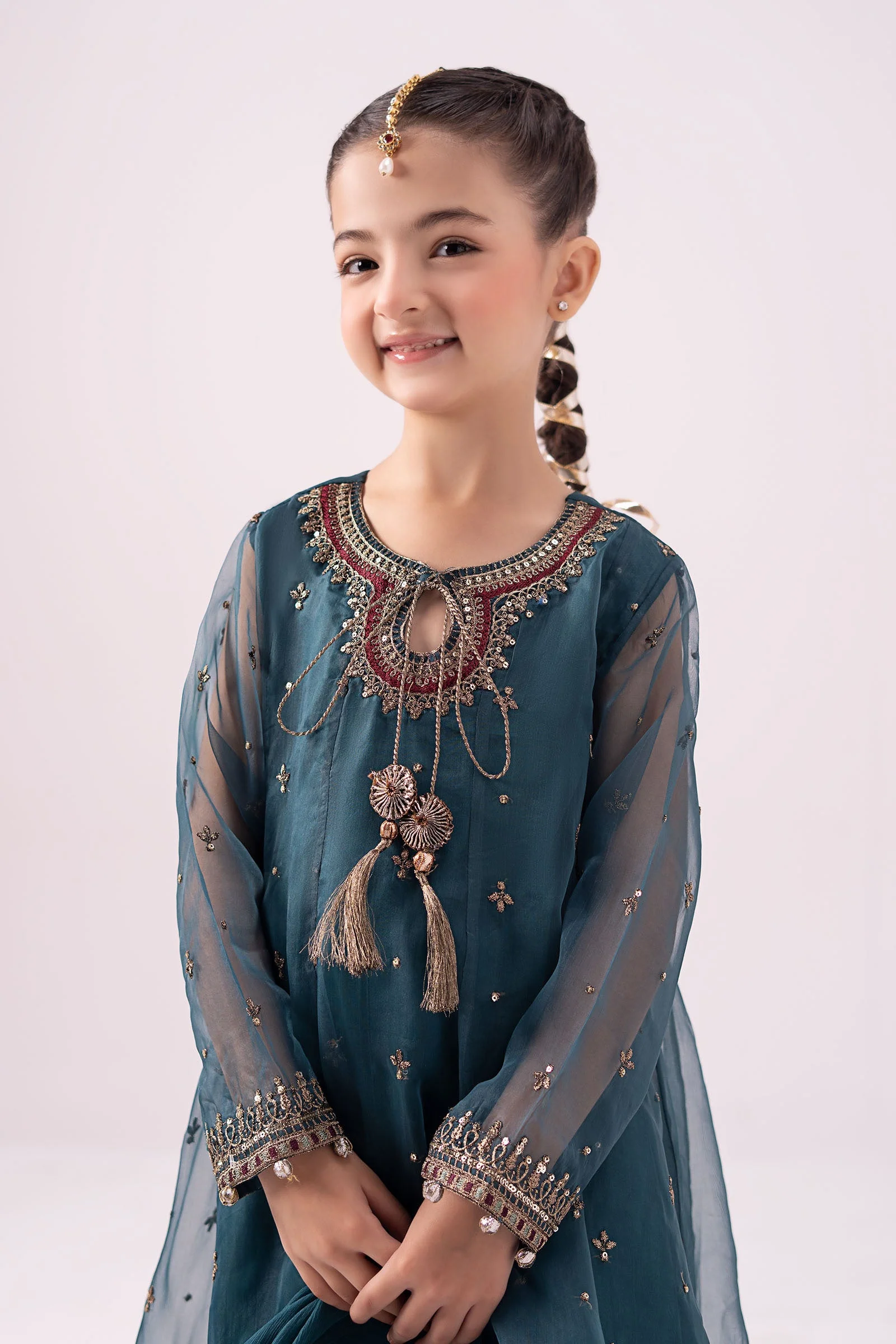 3 piece embroidered organza suit 190 3 piece embroidered organza suit