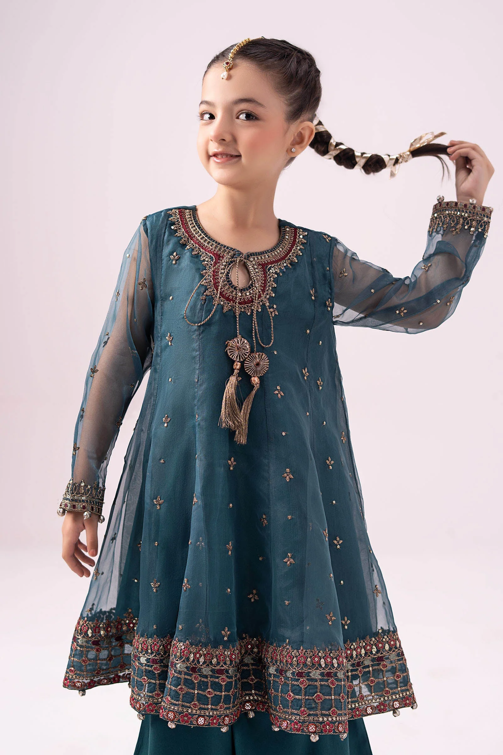 3 piece embroidered organza suit 191 3 piece embroidered organza suit