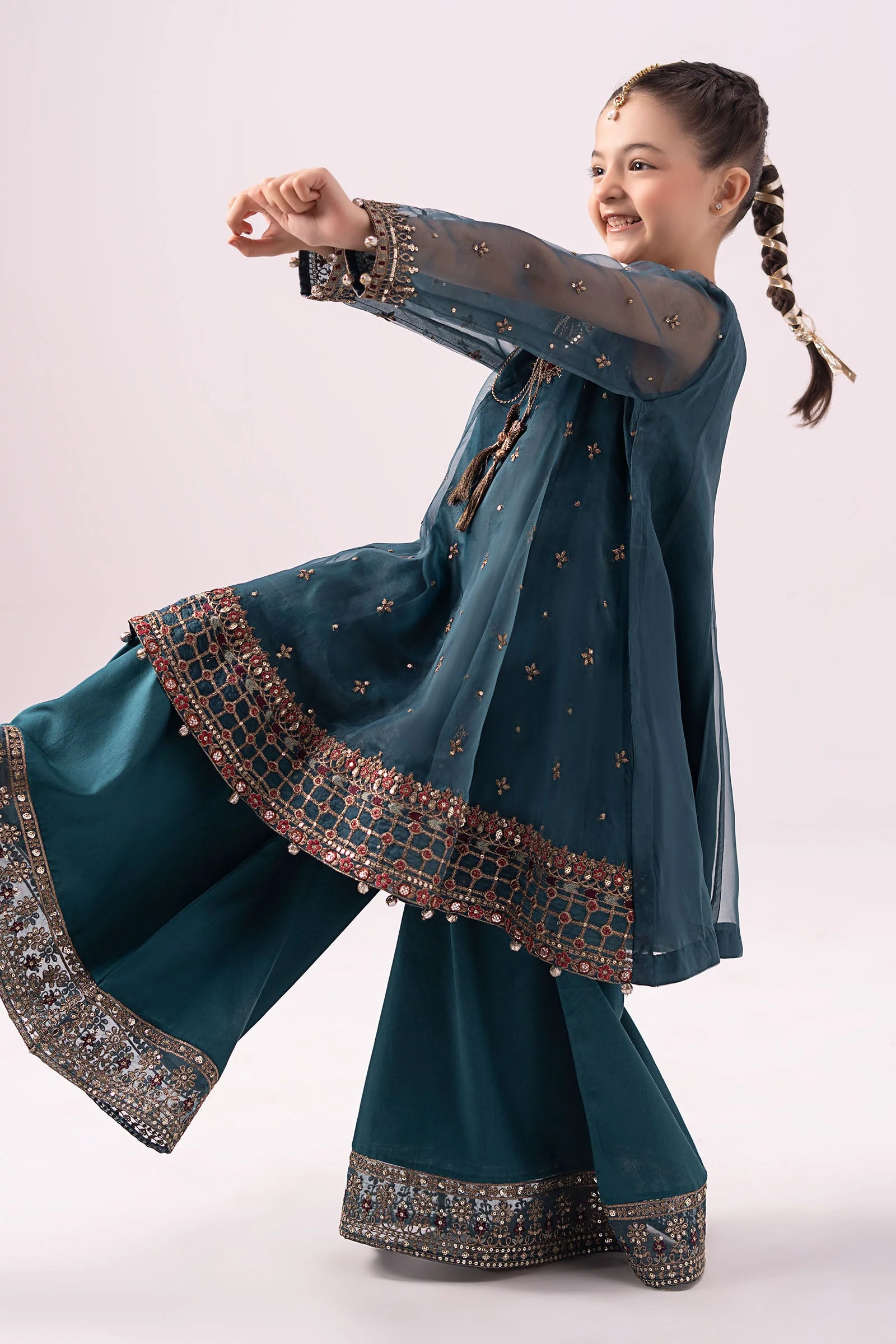 3 piece embroidered organza suit 196 3 piece embroidered organza suit