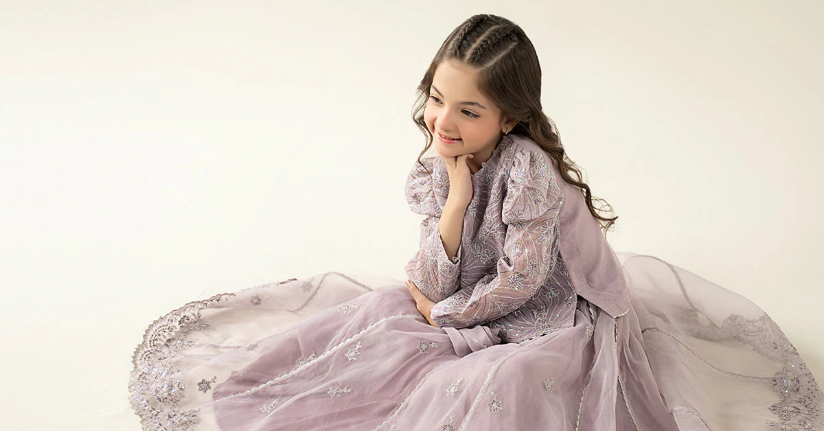 3 Piece Embroidered Organza Suit 188 3 Piece Embroidered Organza Suit