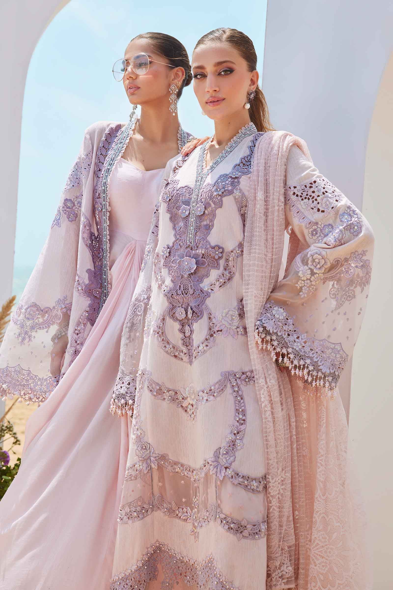 3 Piece Unstitched Embroidered Jacquard Lawn Suit | EID LAWN-25-02