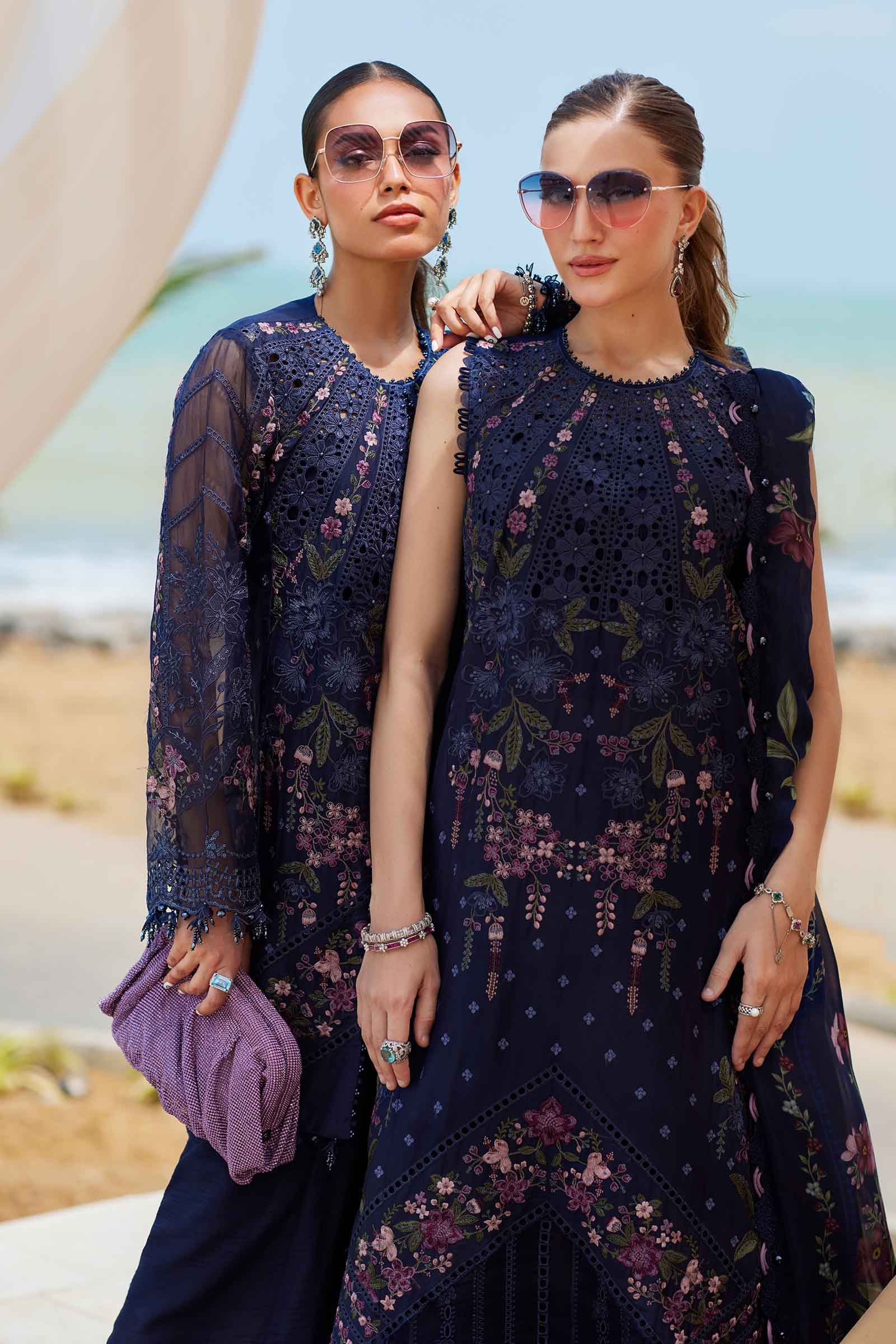 3 Piece Unstitched Embroidered Lawn Suit | EID LAWN-25-10