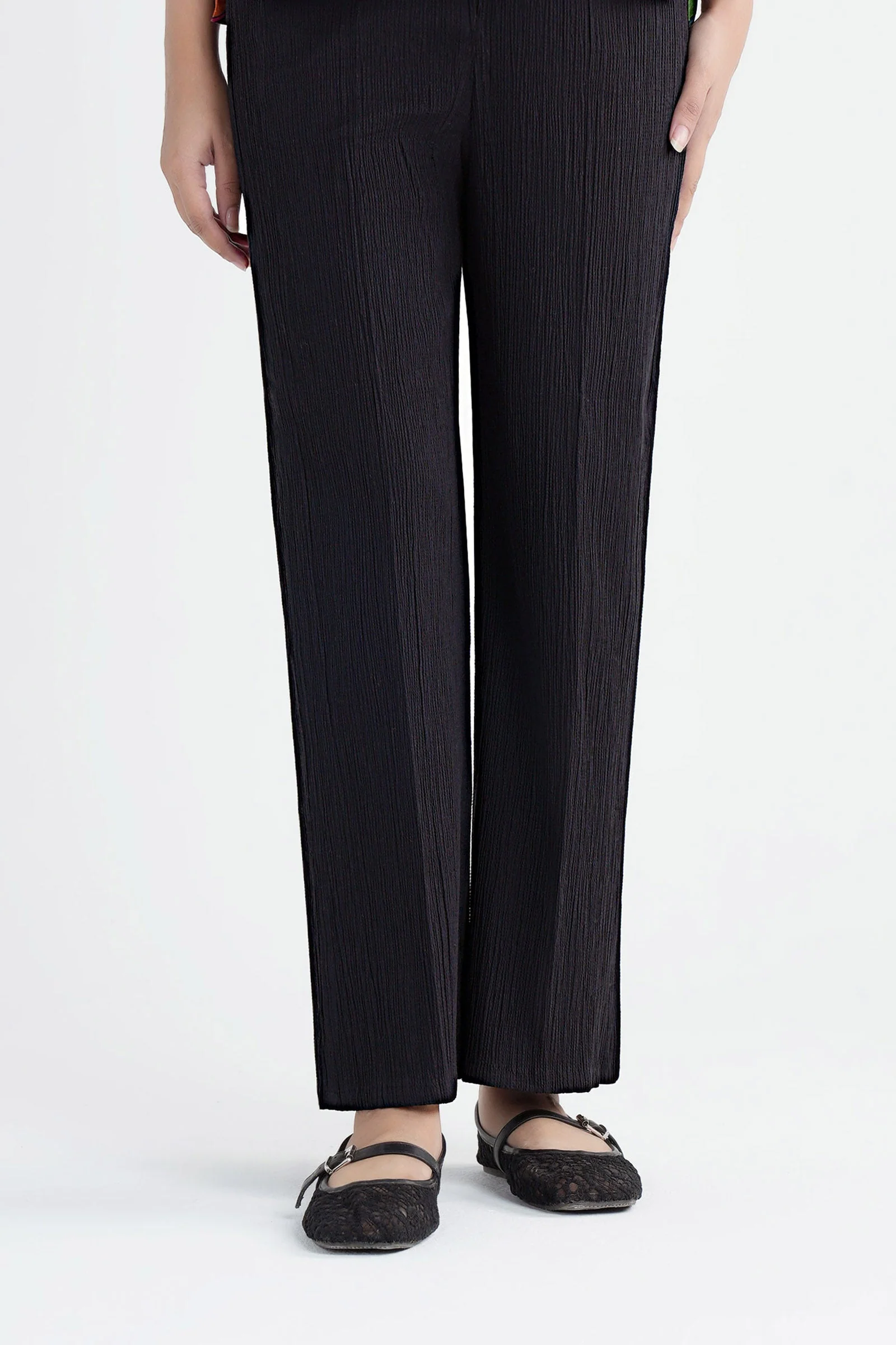 Dyed Seer Sucker Trouser