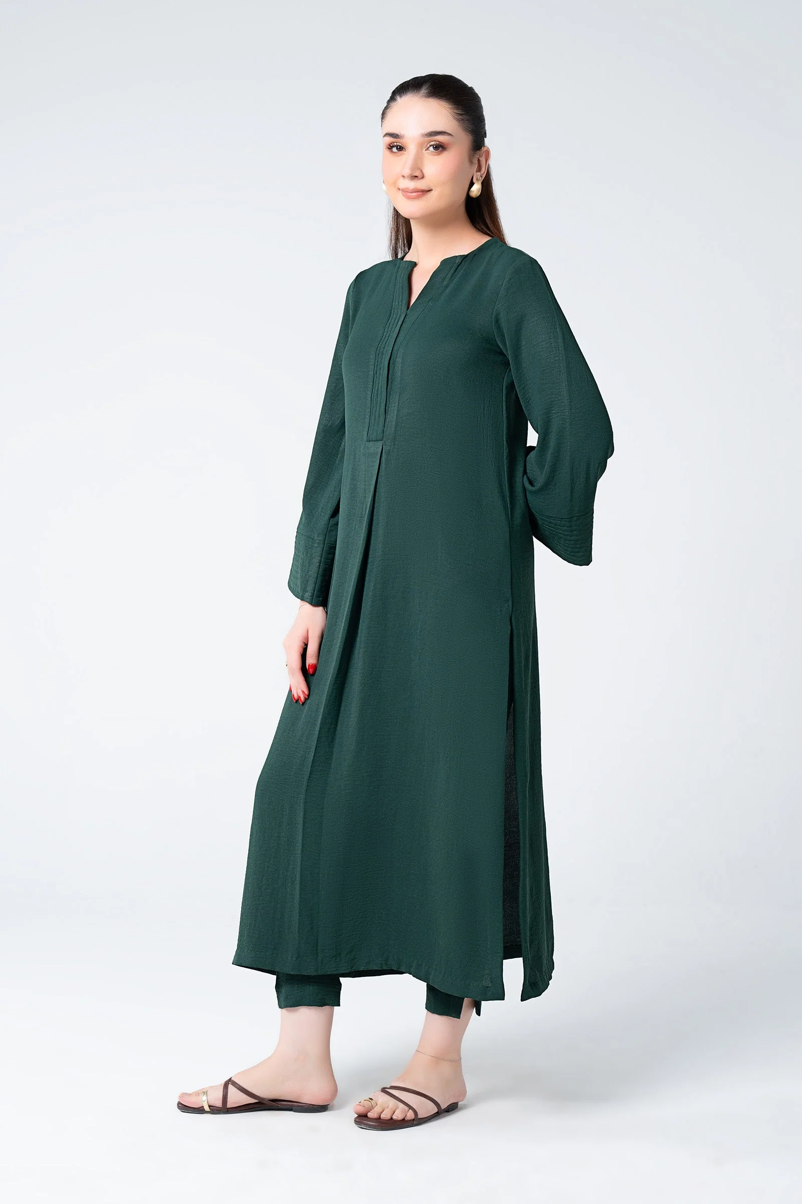 2 Pc Dyed Georgette Suit