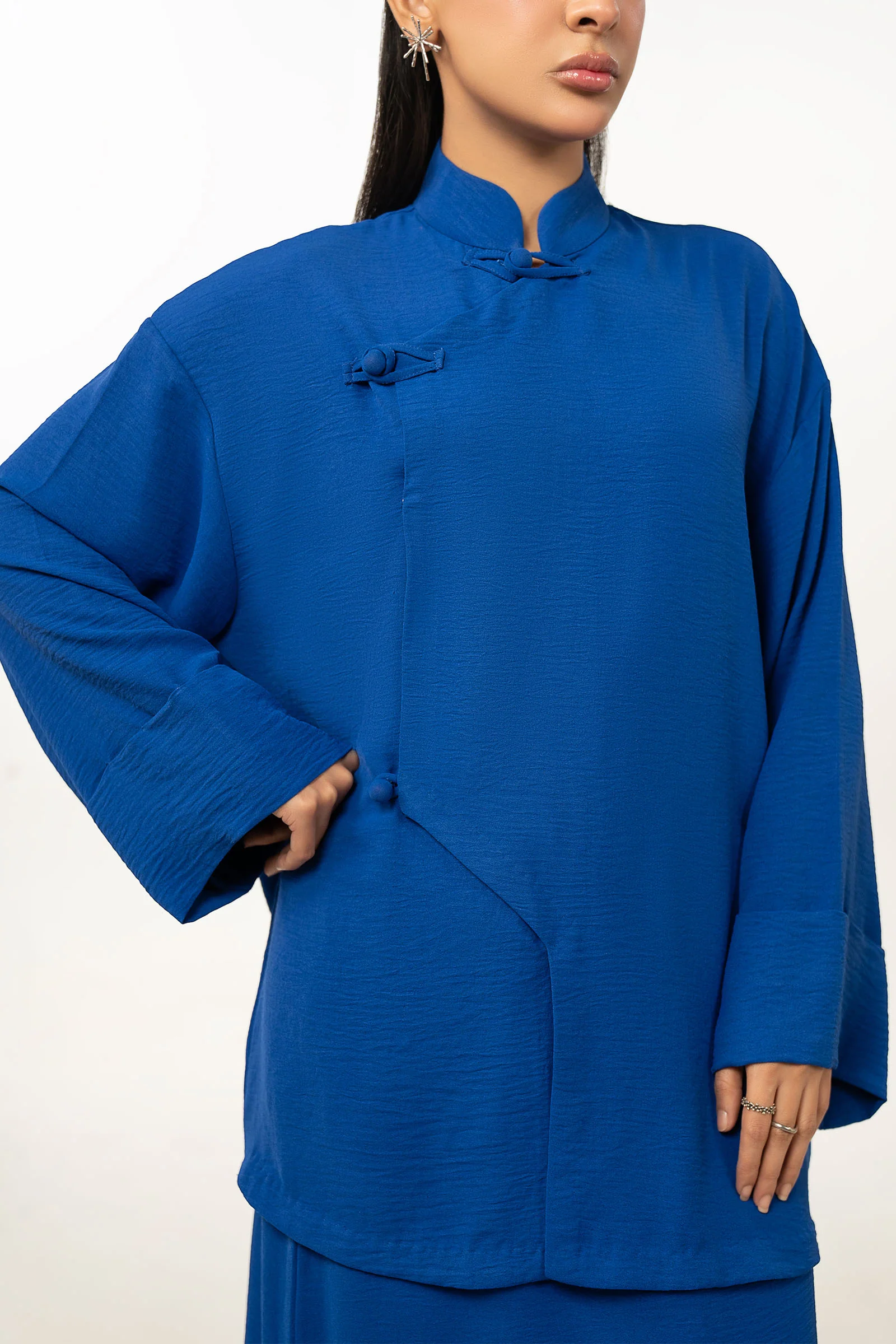 2 Pc Dyed Poly Viscose Suit