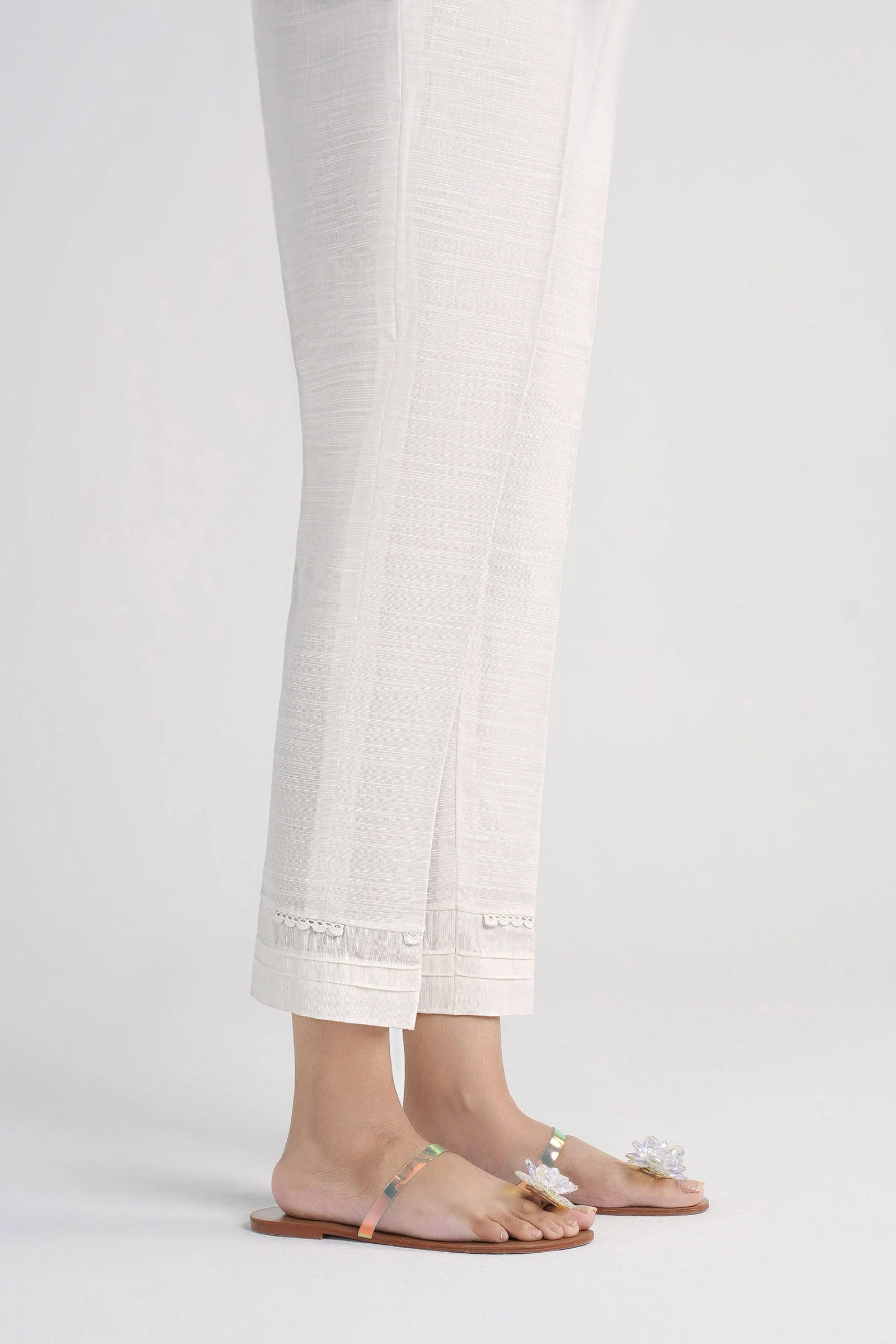 Dyed Slub Khaddar Trouser 3 Dyed Slub Khaddar Trouser