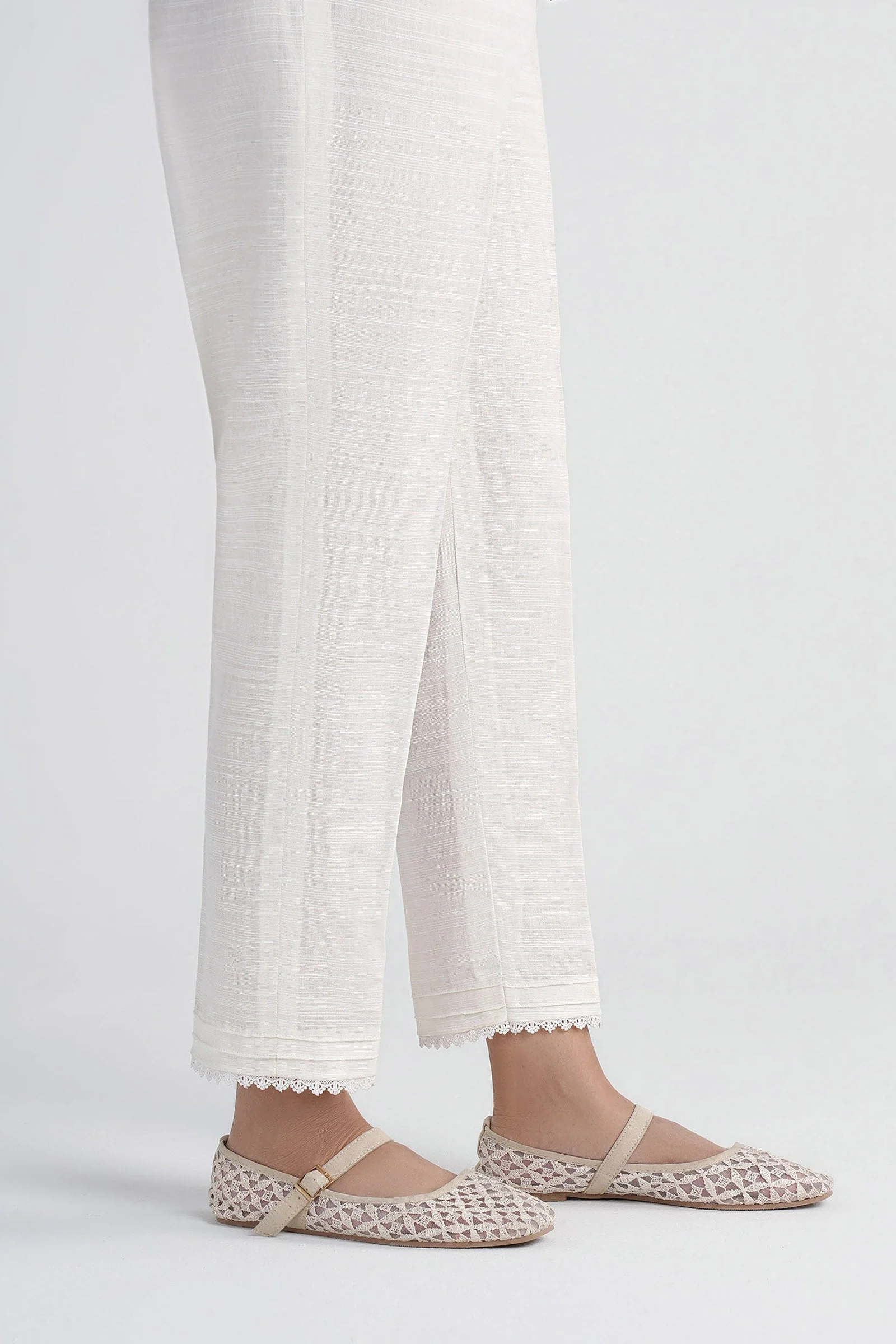 Dyed Slub Khaddar Trouser 3 Dyed Slub Khaddar Trouser