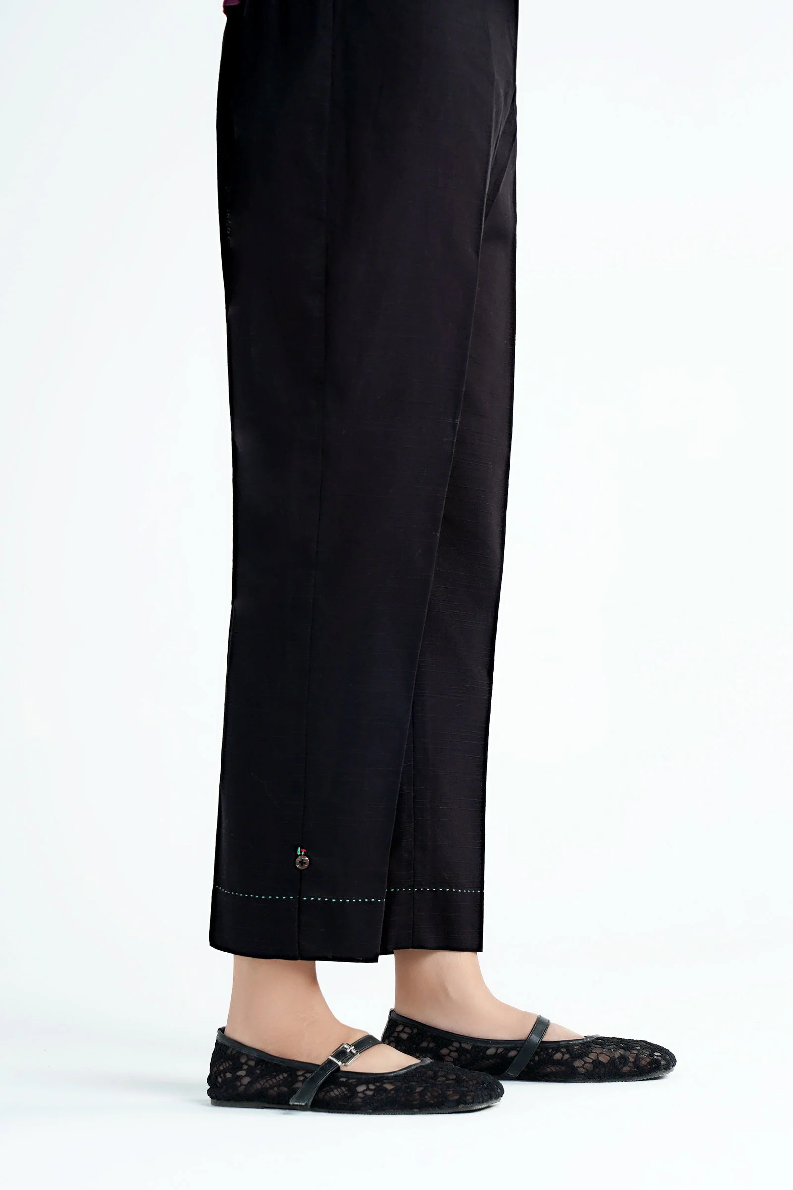 Dyed Slub Khaddar Trouser 3 Dyed Slub Khaddar Trouser
