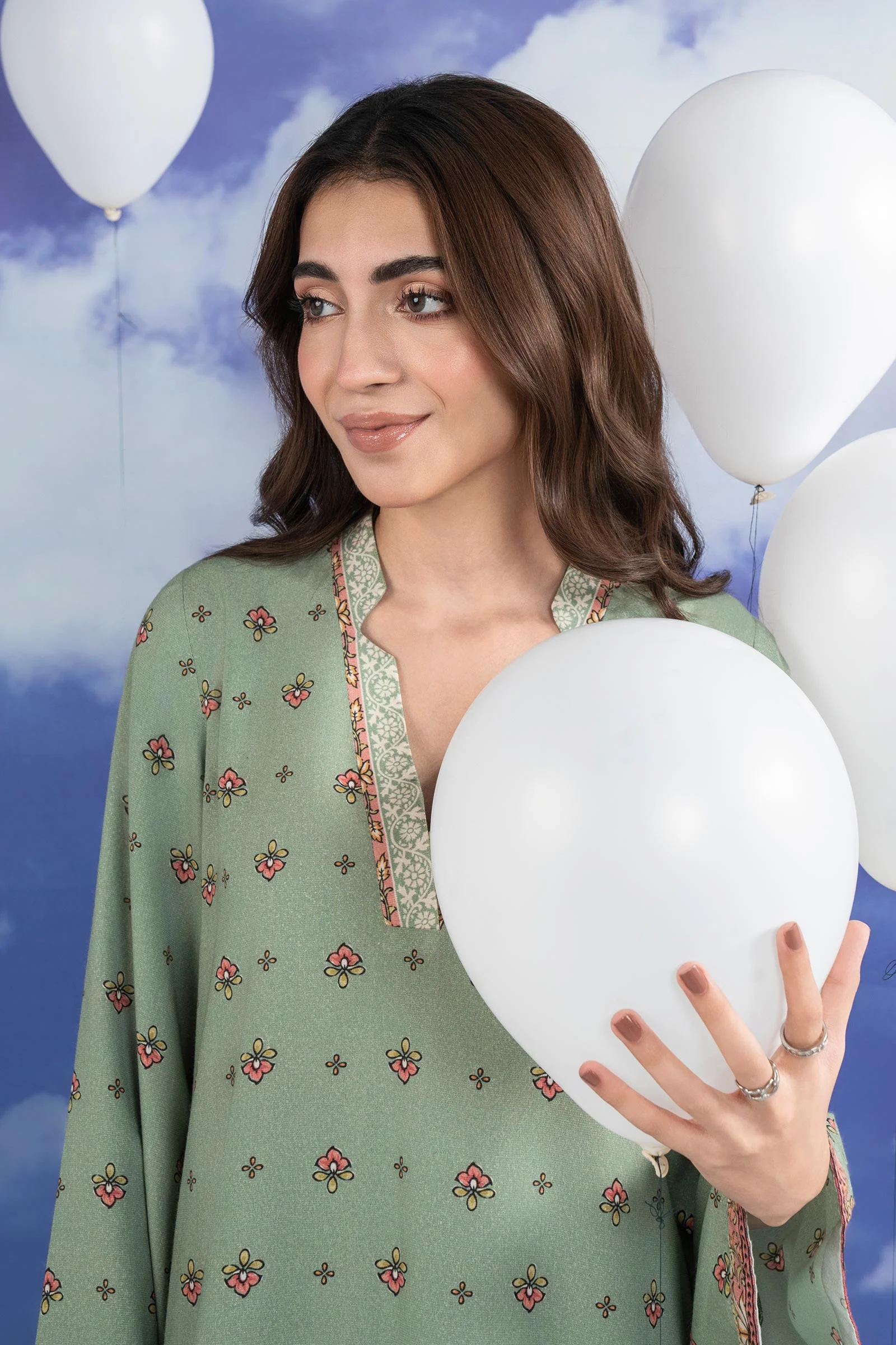 2 Pc Printed Karandi Suit