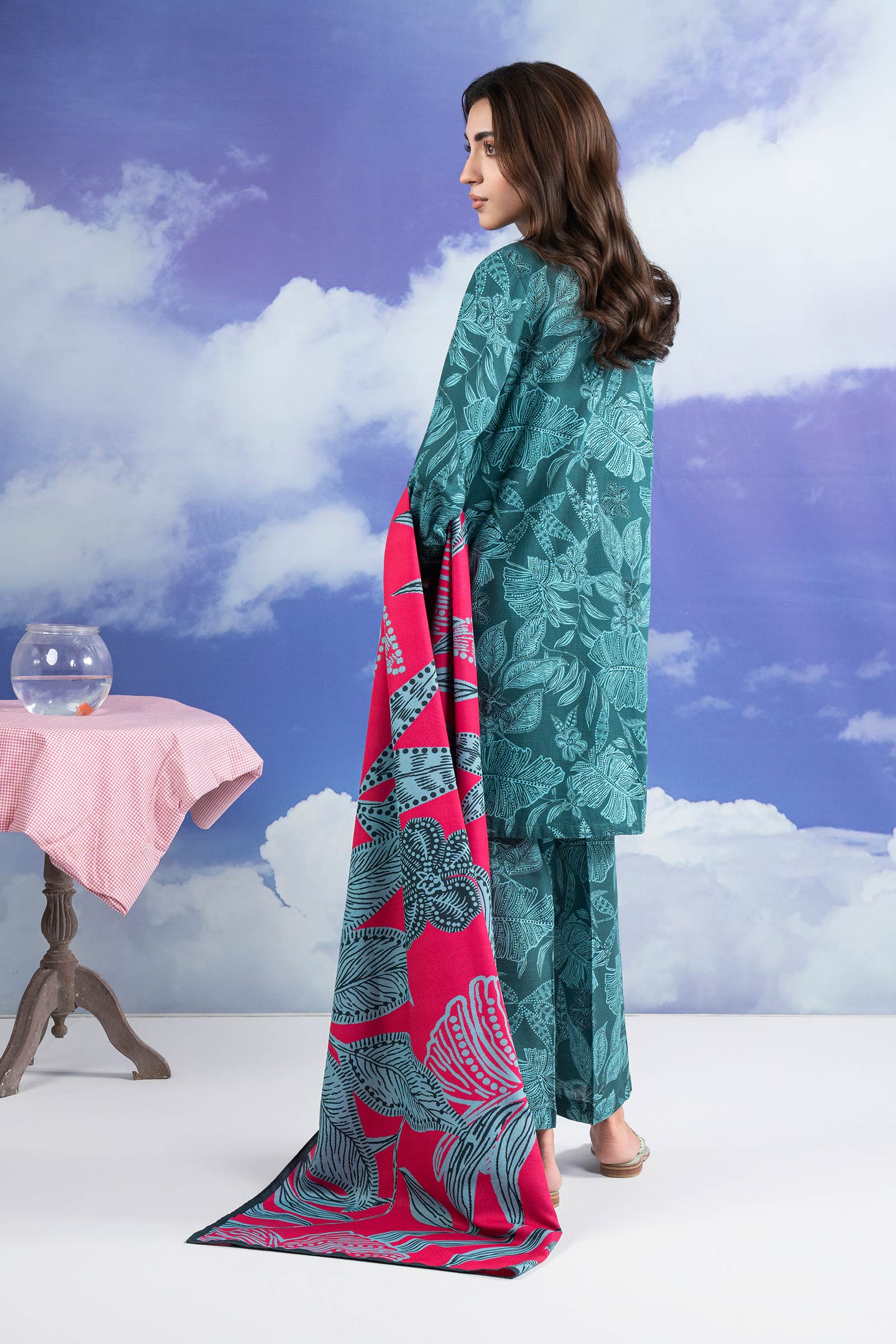 3 Pc Embroidered Khaddar Suit 5 3 Pc Embroidered Khaddar Suit