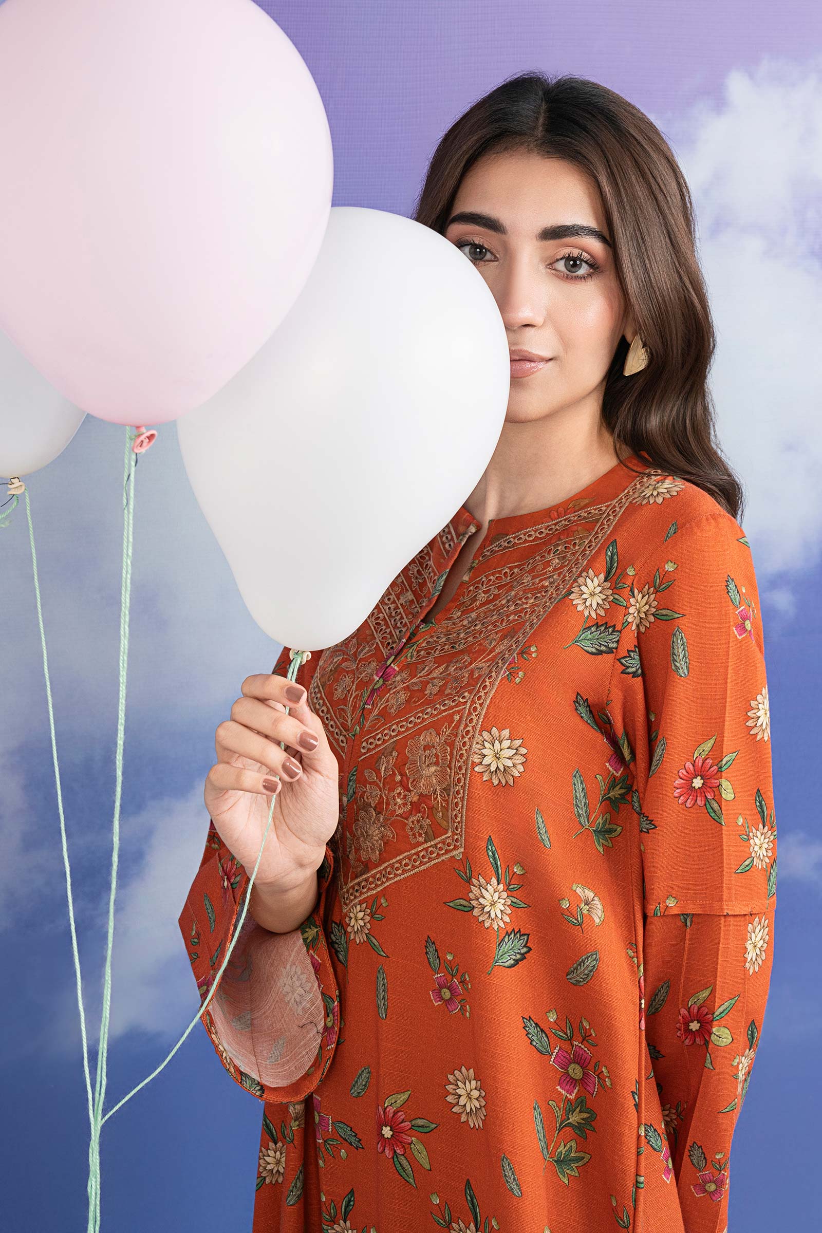 3 Pc Embroidered Khaddar Suit 3 3 Pc Embroidered Khaddar Suit