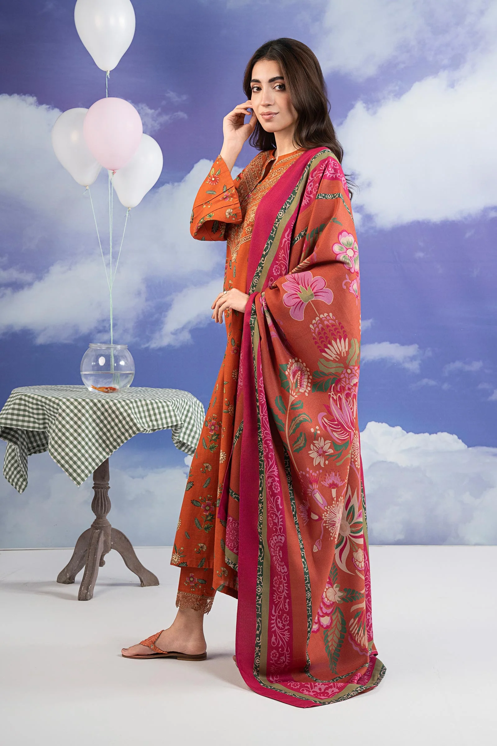 3 Pc Embroidered Khaddar Suit 5 3 Pc Embroidered Khaddar Suit